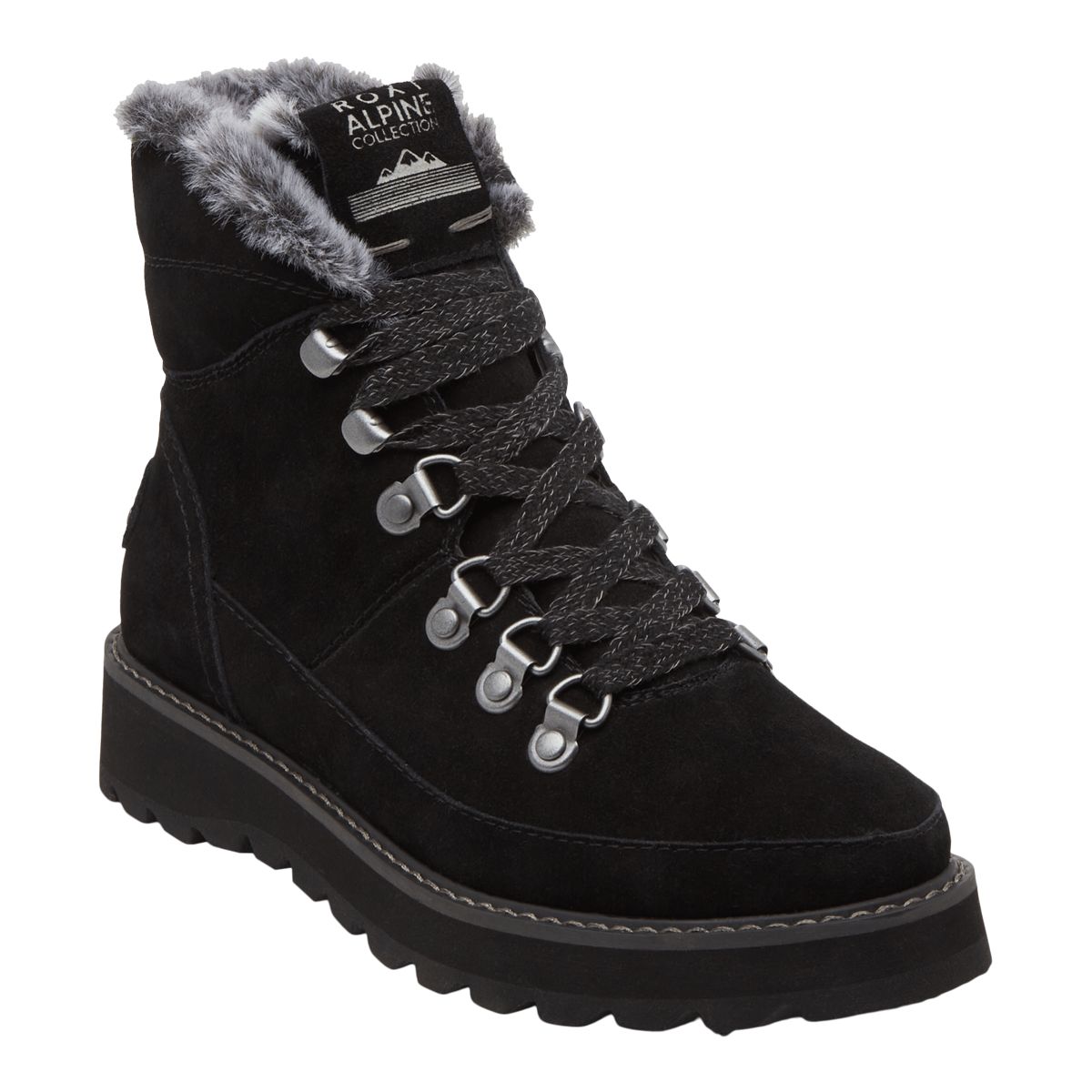 Roxy Women's Sadie Winter Boots, Waterproof, Insulated, Non Slip, Faux Fur