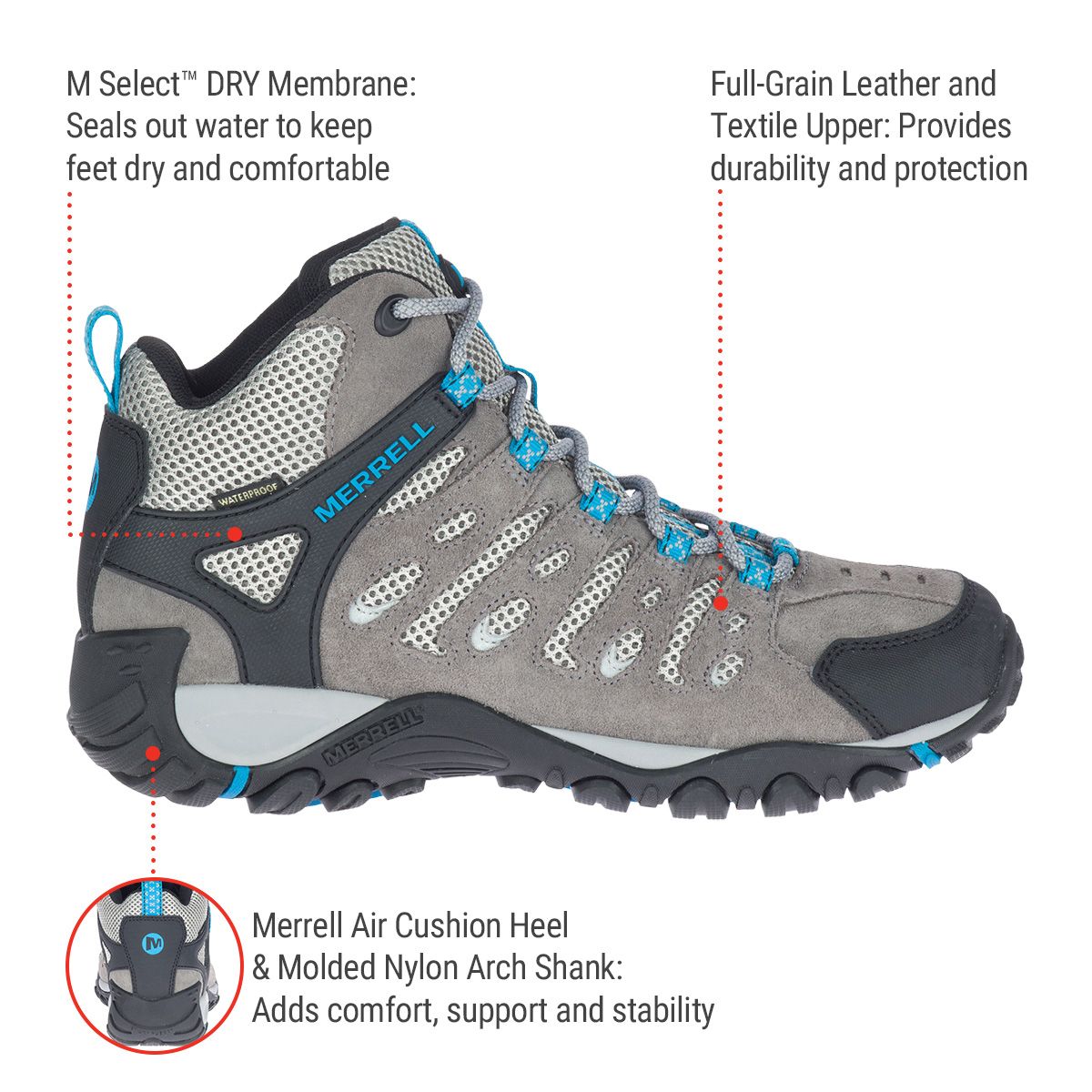 Merrell Women's Crosslander 2 Hiking Boots