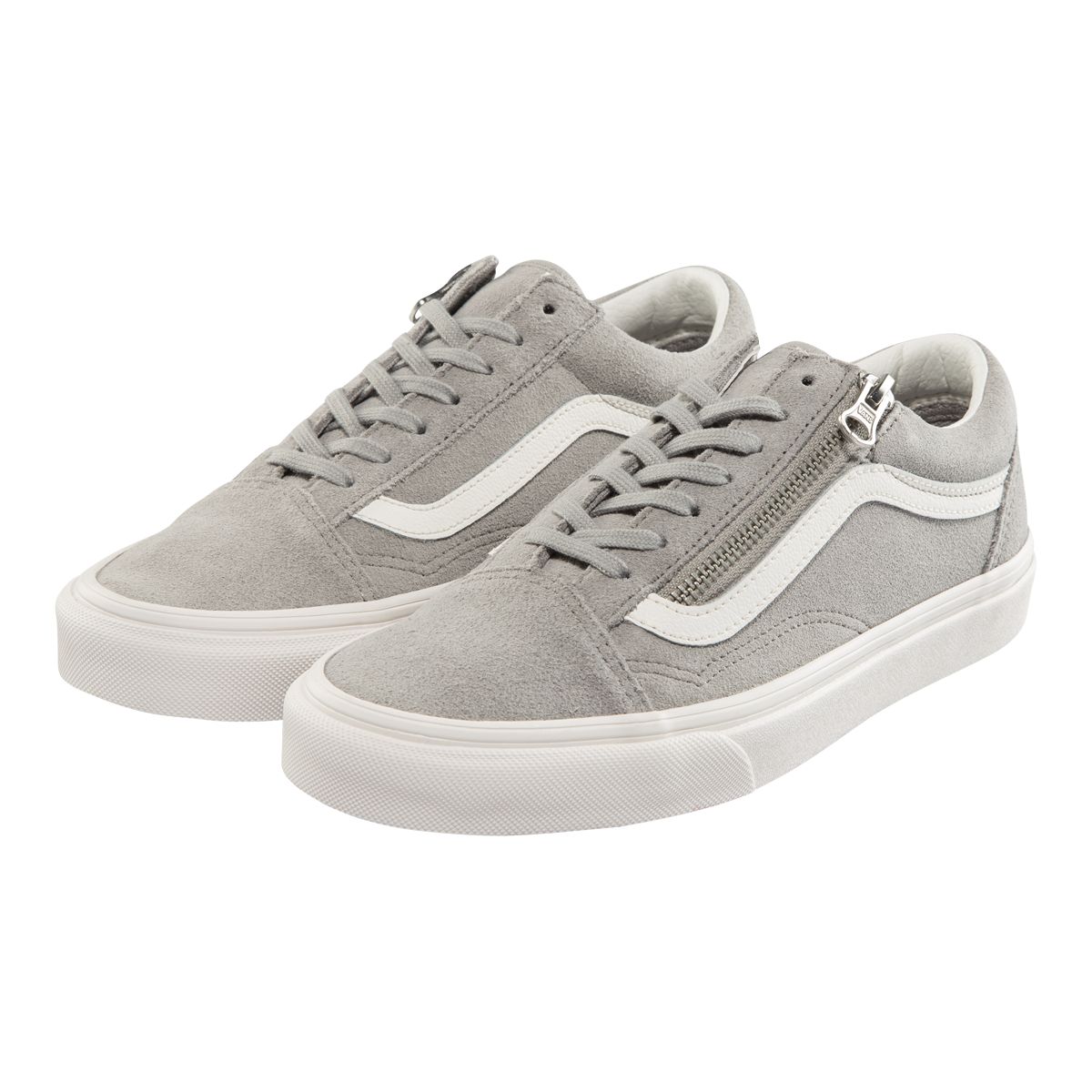 Vans Women's Old Skool Skate Shoes, Sneakers, Low Top, Zipper, Suede