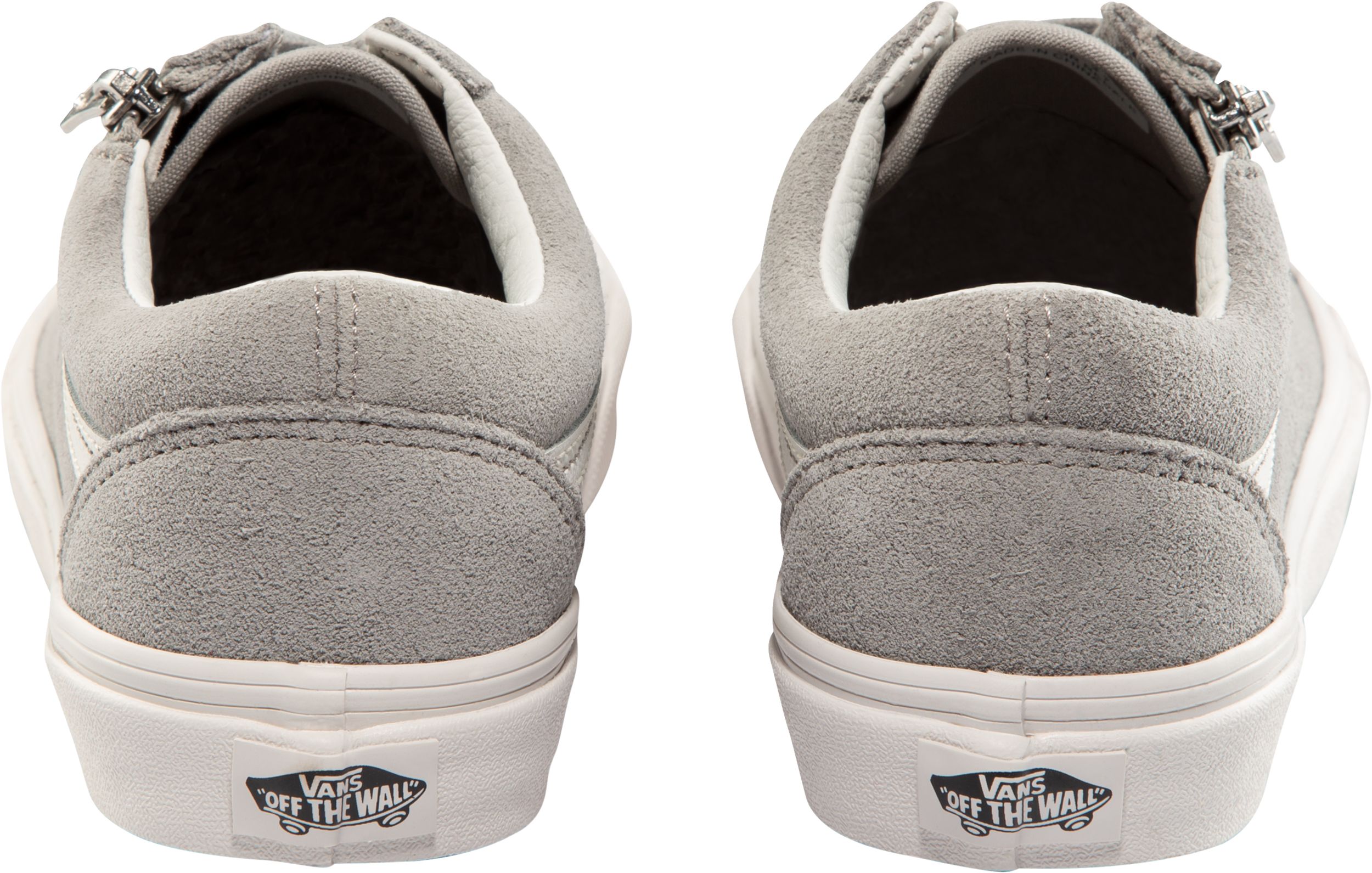 Vans Women's Old Skool Skate Shoes, Sneakers, Low Top, Zipper, Suede