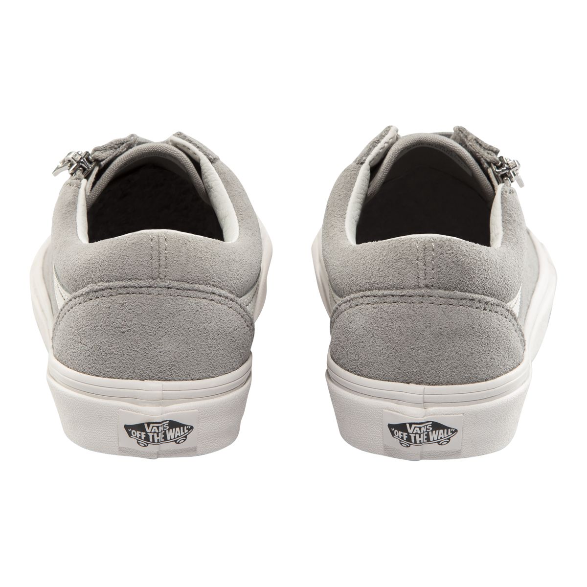 Vans Women's Old Skool Skate Shoes, Sneakers, Low Top, Zipper, Suede