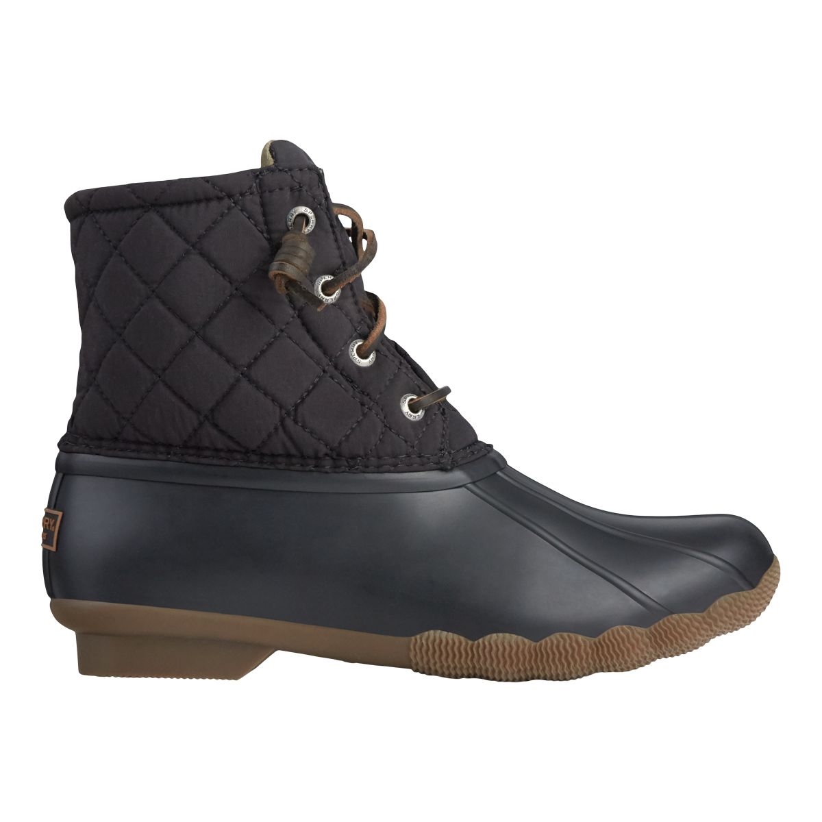 sperry women's saltwater chevron quilt nylon boots