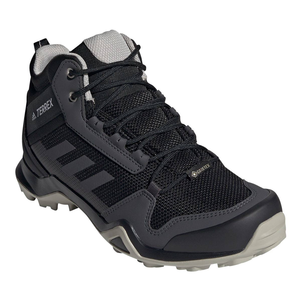 adidas Women's Terrex AX3 Mid Gore-Tex Lightweight Waterproof Hiking Shoes