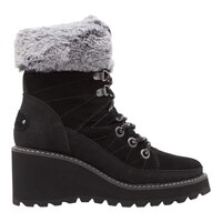 Roxy Women's Kenzie J Winter Boots, Waterproof, Insulated, Non Slip, Faux Fur Side_Right