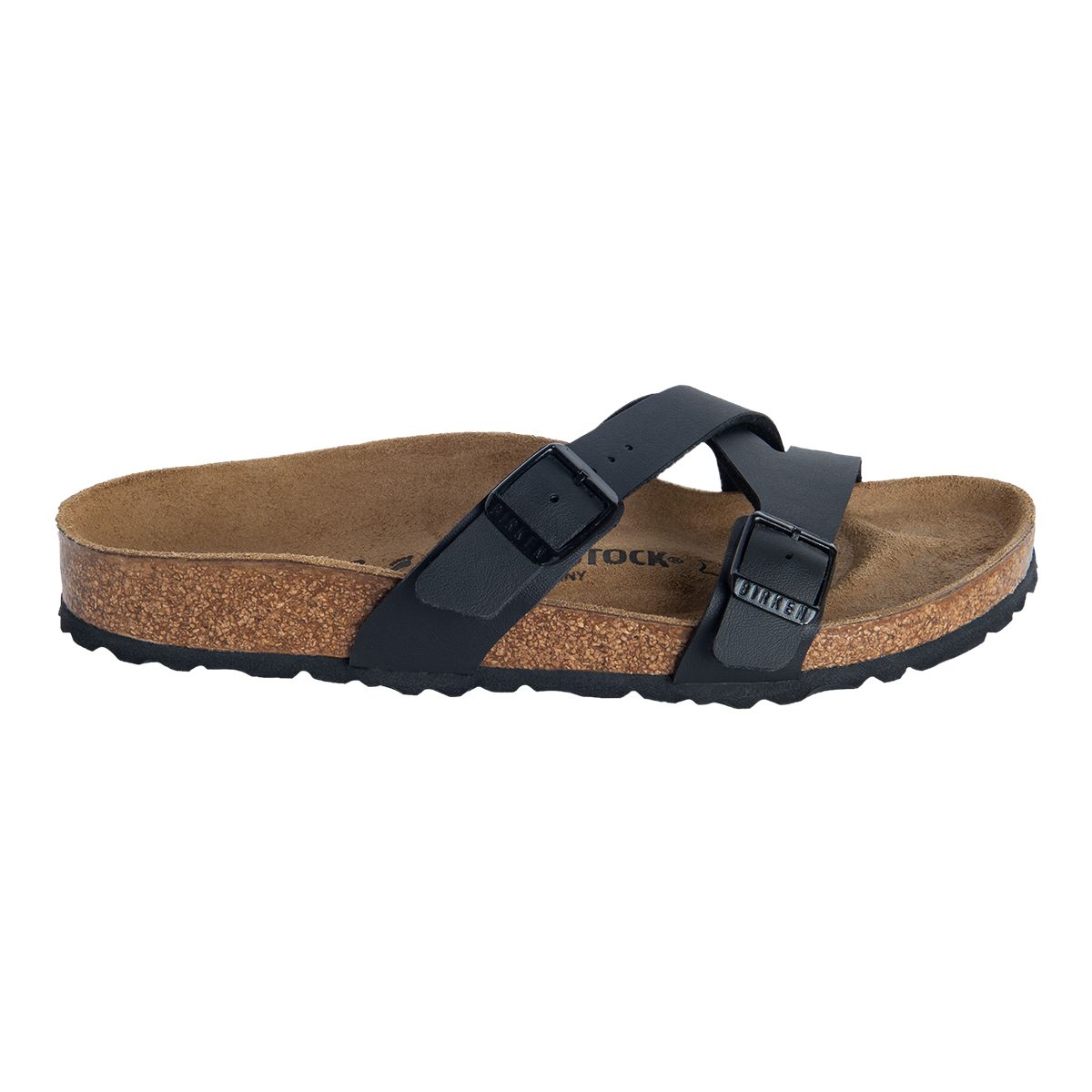 Birkenstock Yao Birko-Flor Strap Slides/Sandals, Suede, Comfortable |