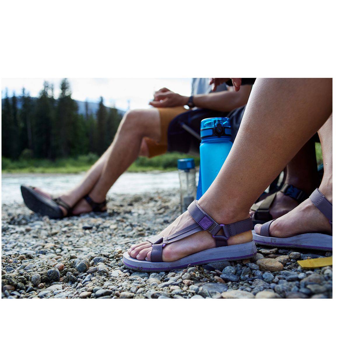 Ilikai Men's Leather Beach Sandals - Dark Wood | OluKai