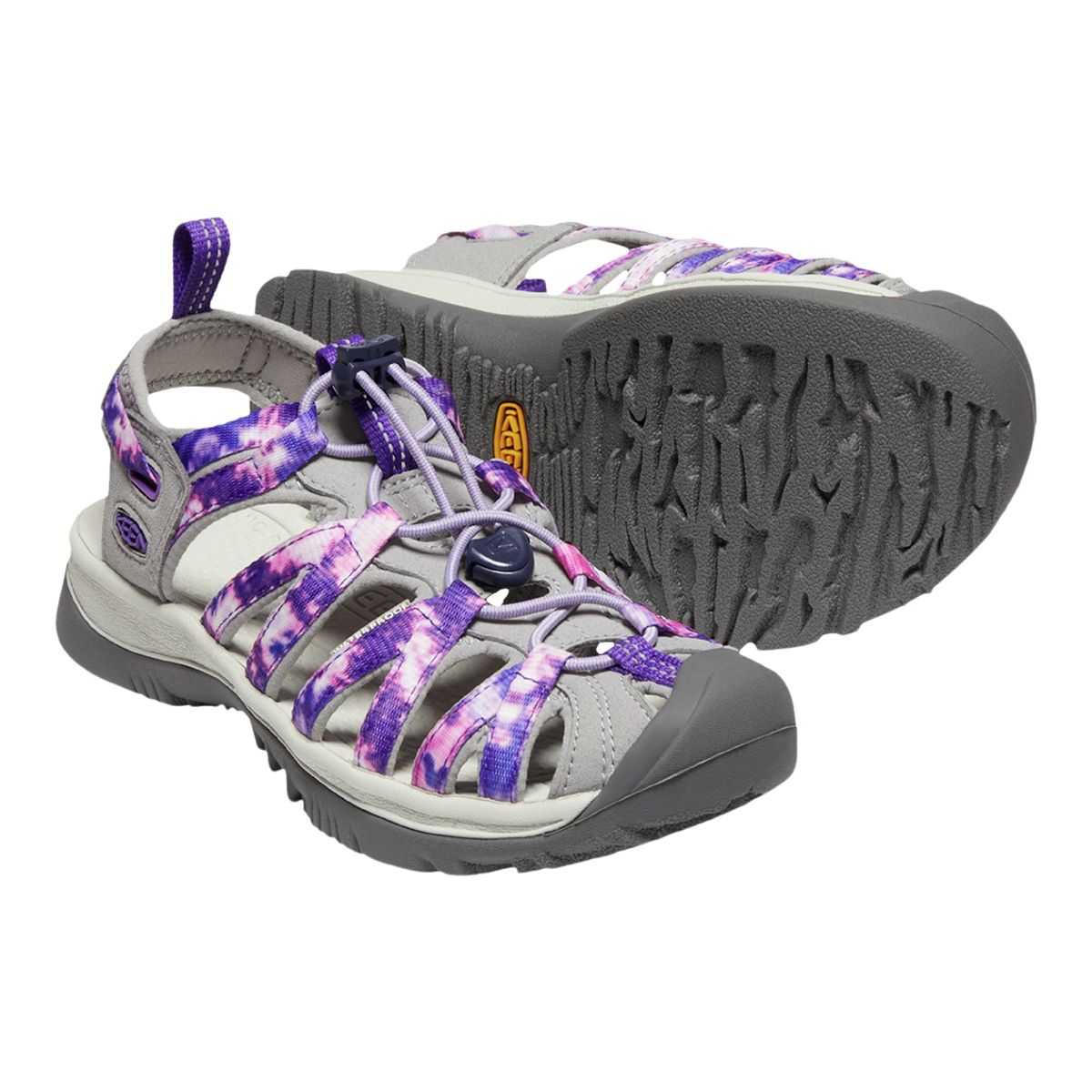 KEEN Women's Whisper Tie Dye Hiking Sandals