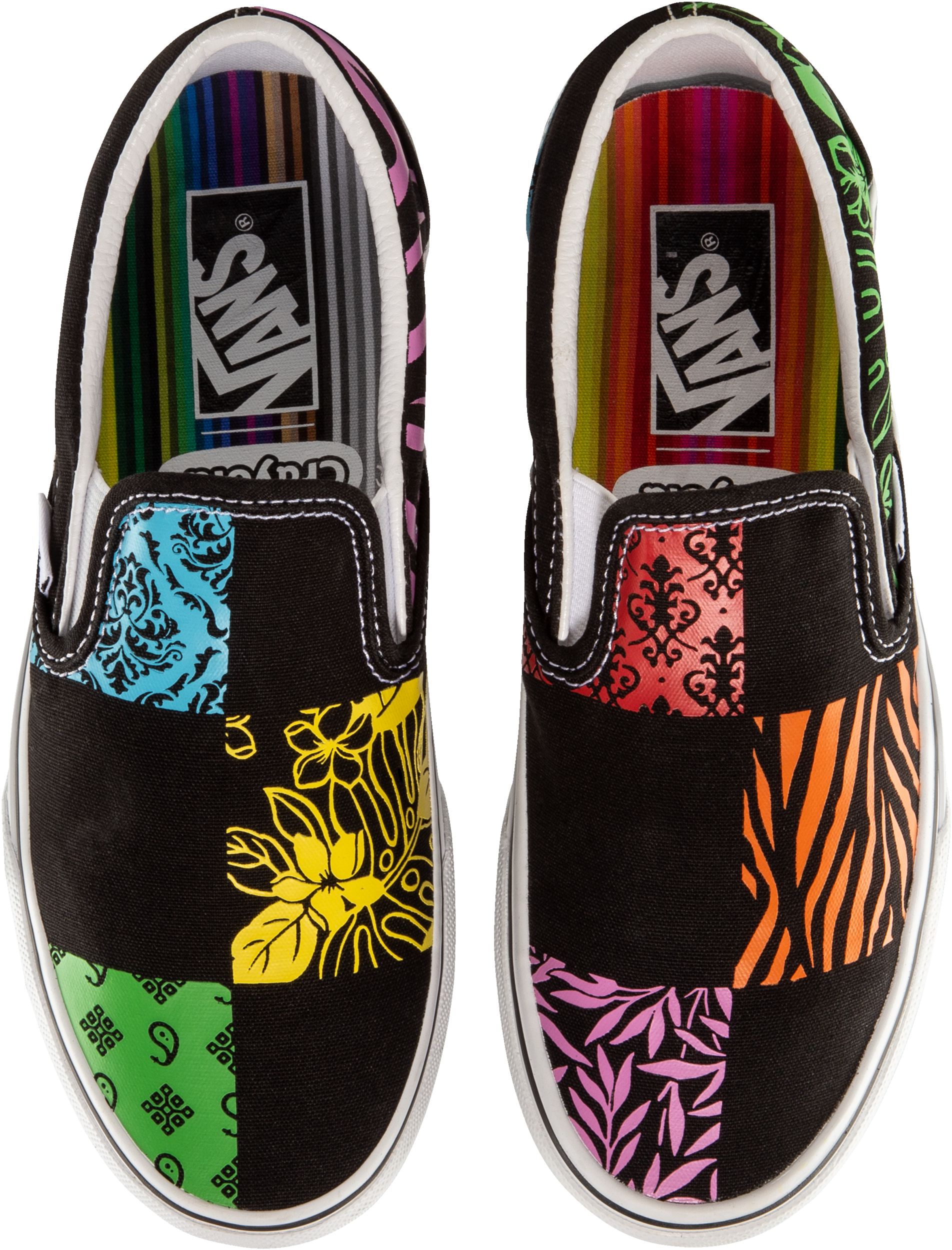 Vans x Crayola Women's Classic Skate Shoes, Sneakers, Low Top, Slip On, Breathable