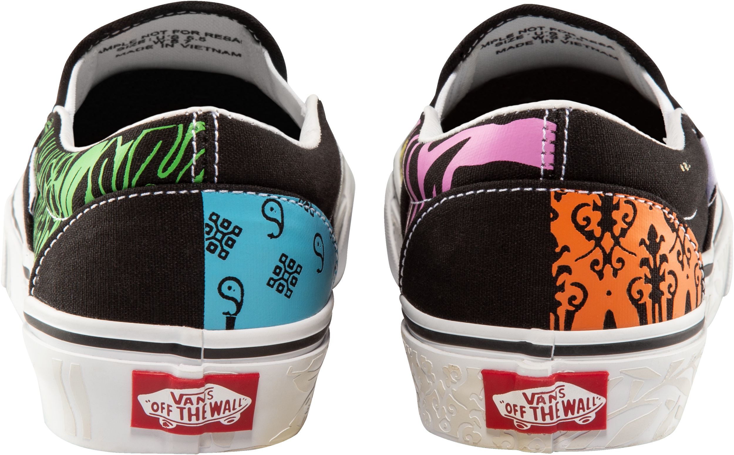 Vans x Crayola Women's Classic Skate Shoes, Sneakers, Low Top, Slip On, Breathable