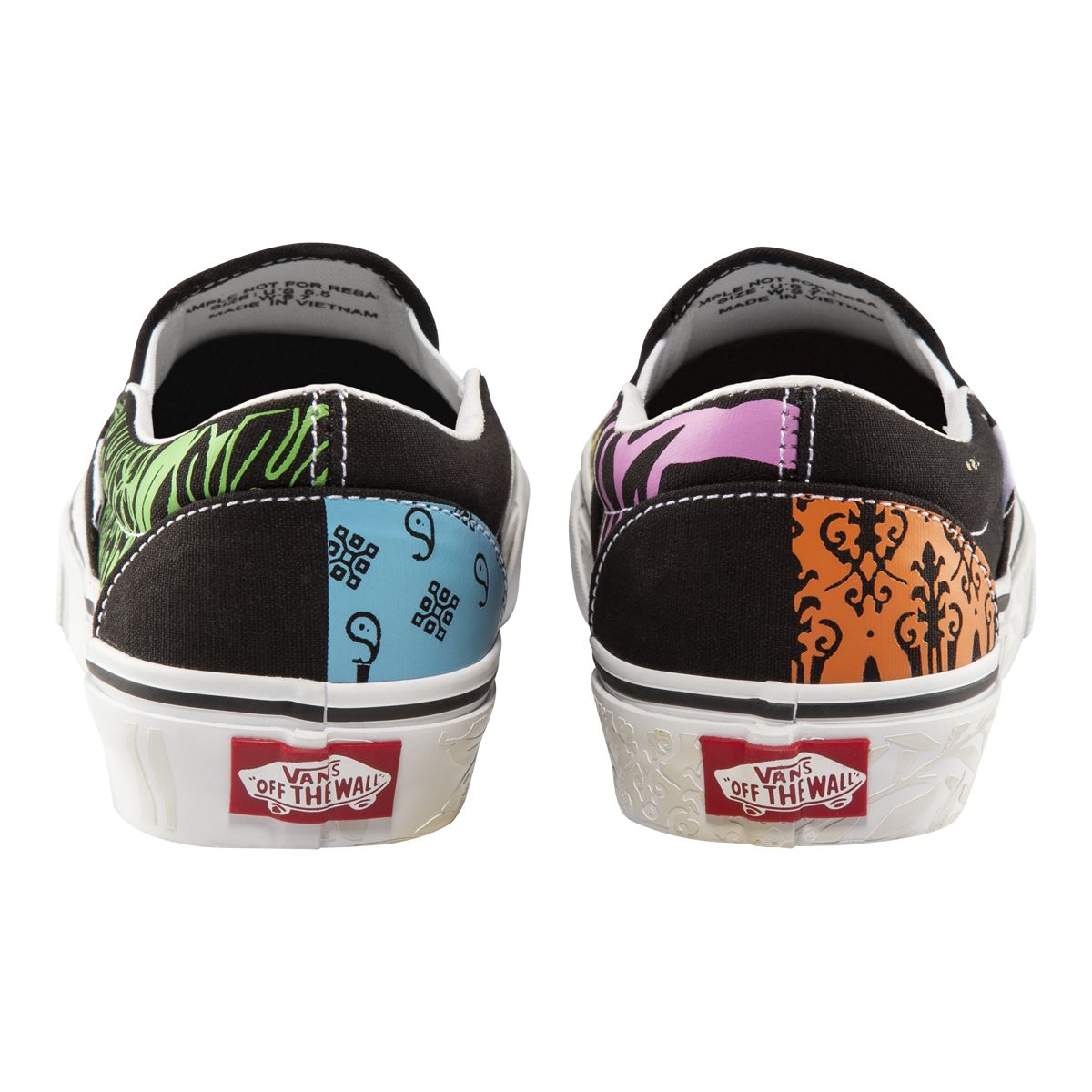 Vans x Crayola Women's Classic Skate Shoes, Sneakers, Low Top, Slip On, Breathable
