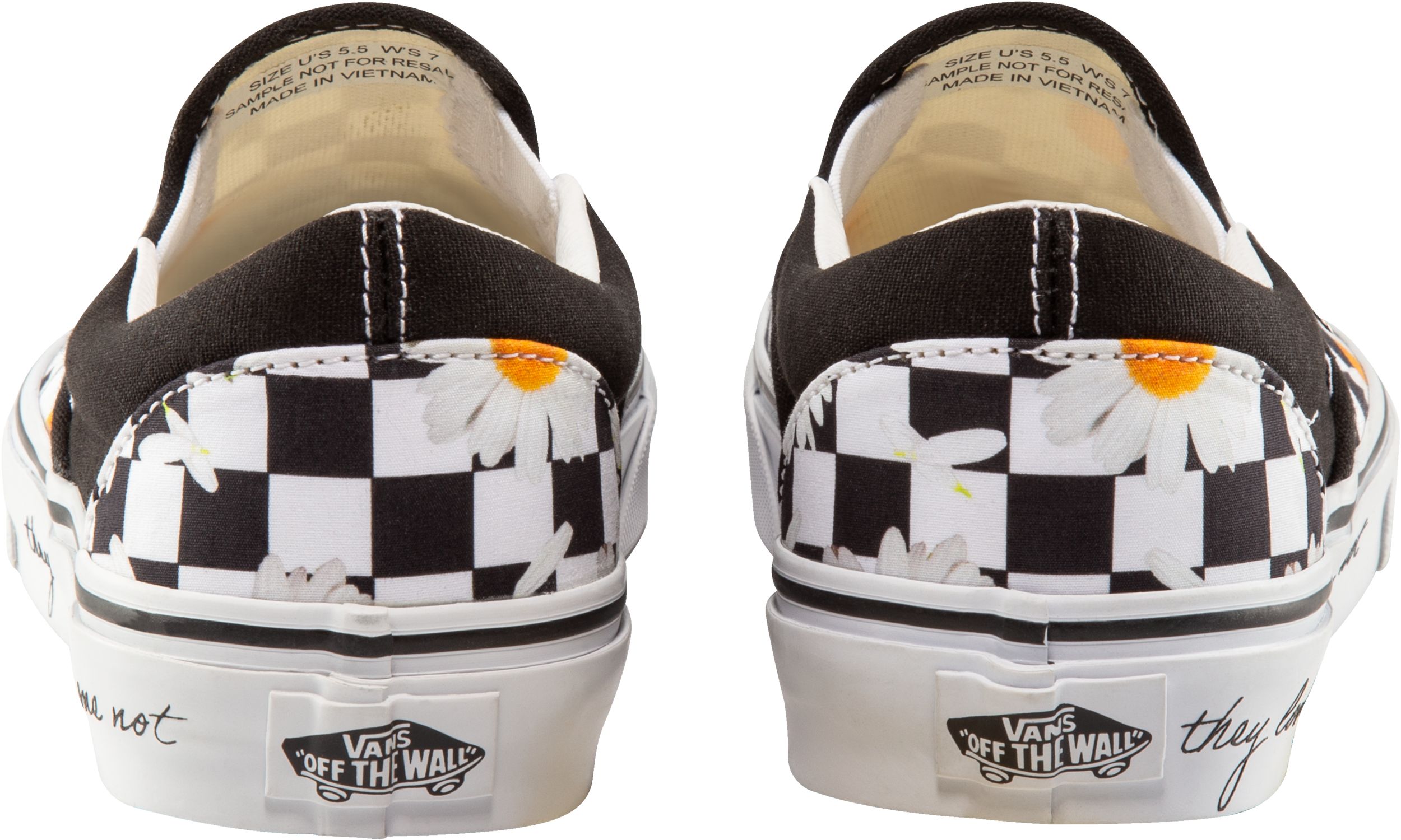 Vans Women's Classic Slip On Love Me Love Me Not Skate Shoes