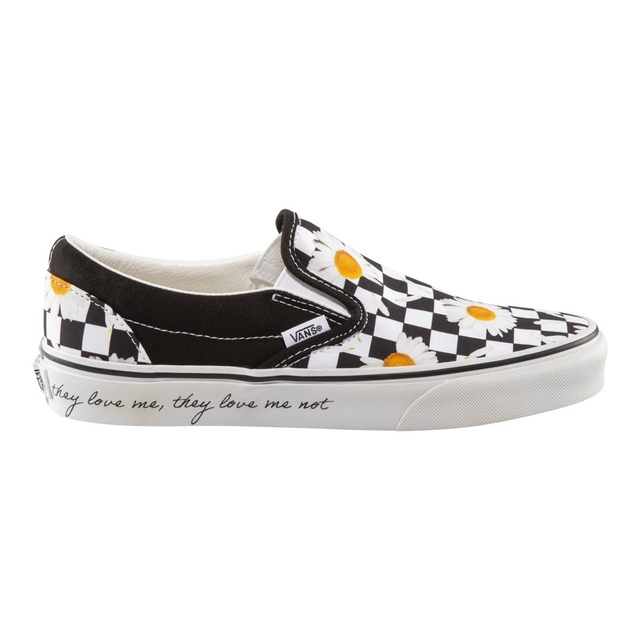 Vans Women's Classic Slip On Love Me Love Me Not Skate Shoes
