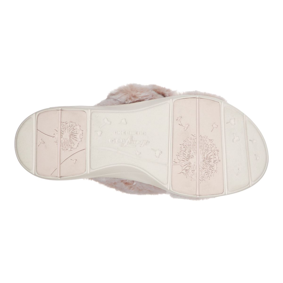 Skechers Women's GO Lounge Arch Fit Slippers, Slip On, Open Toe, Indoor, Faux Fur