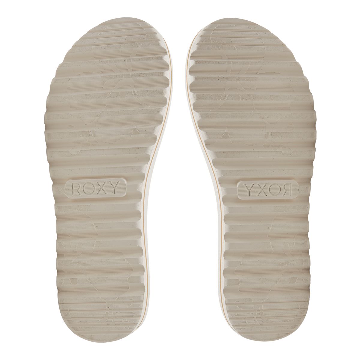 Roxy Women's Veria Two Strap Platform Leather Suede Vegan Slides/Sandals