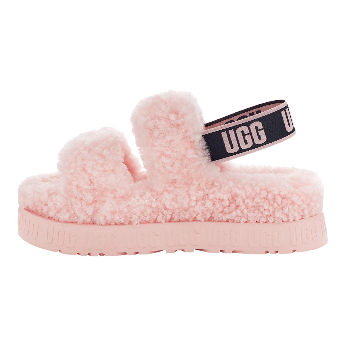 UGG Women's Oh Fluffita Slide Sandals, Slip On, Platform, Open Toe, Indoor, Outdoor