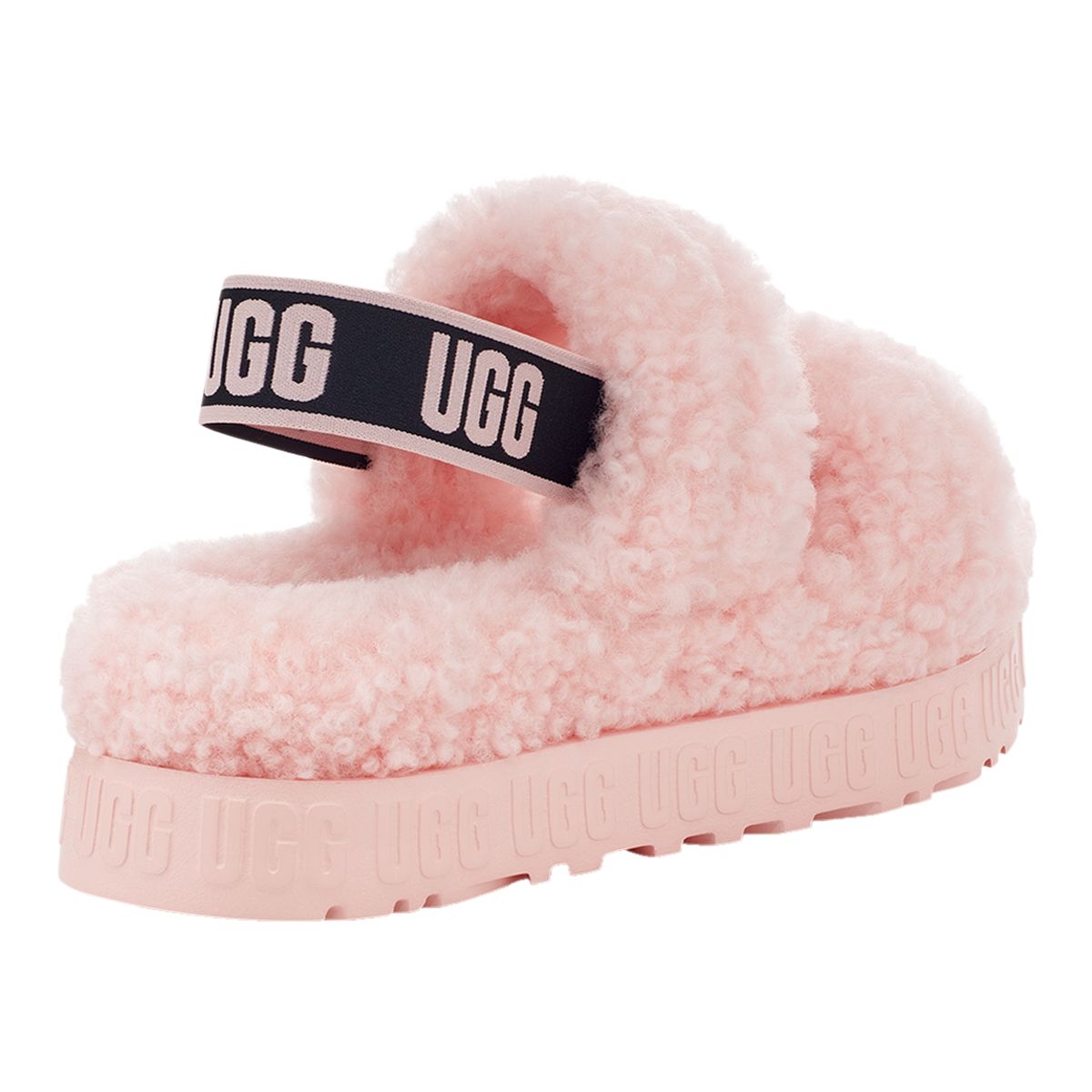 UGG Women's Oh Fluffita Slide Sandals, Slip On, Platform, Open Toe, Indoor, Outdoor