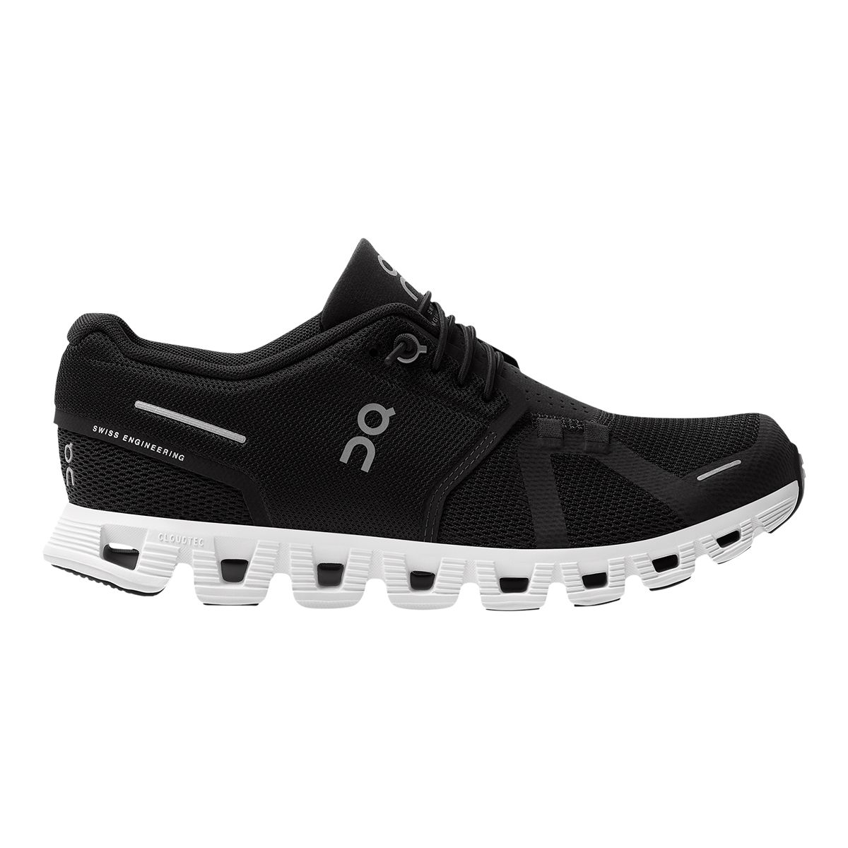 Womens On Running black Cloud 5 Trainers