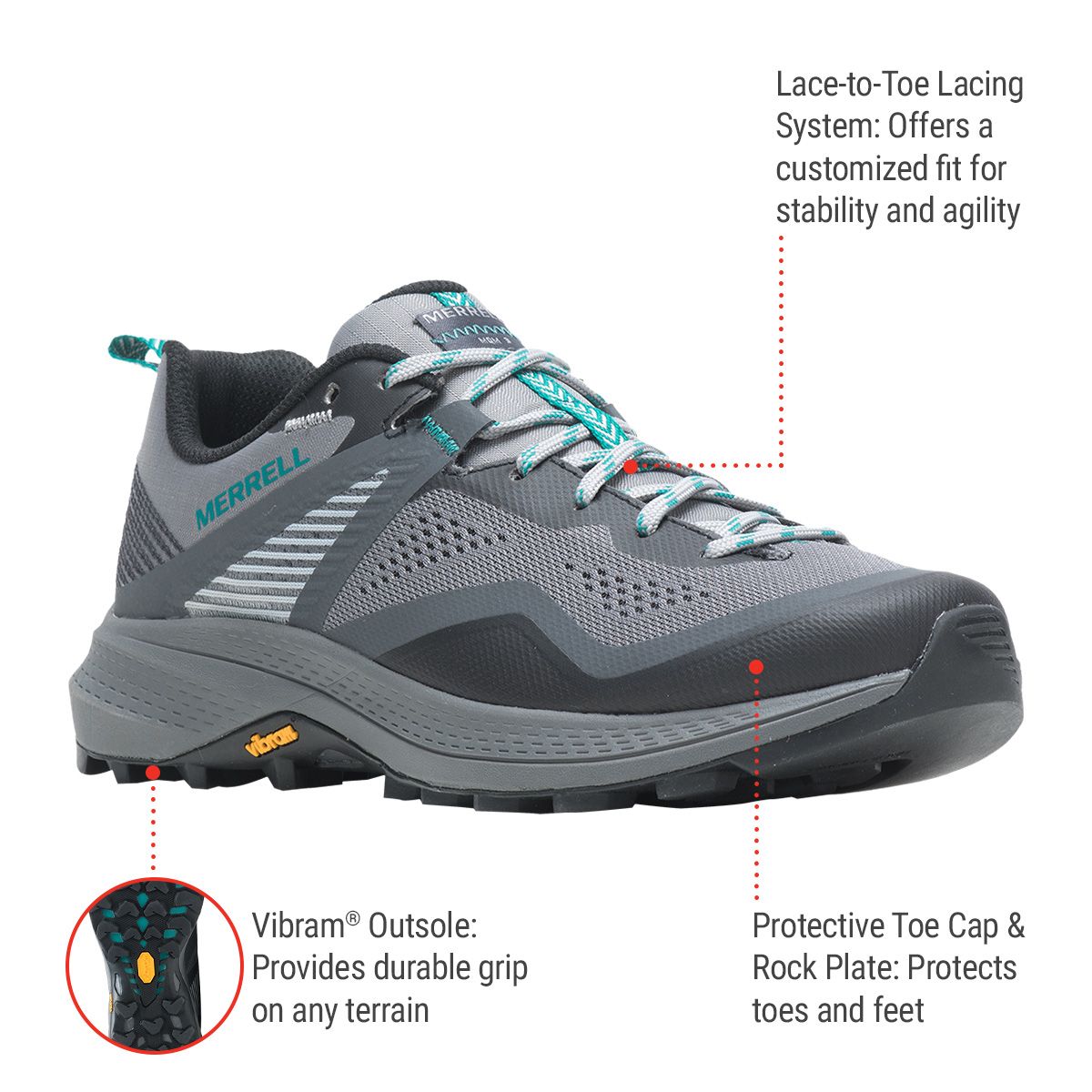 Merrell Women's MQM 3 Hiking Boots