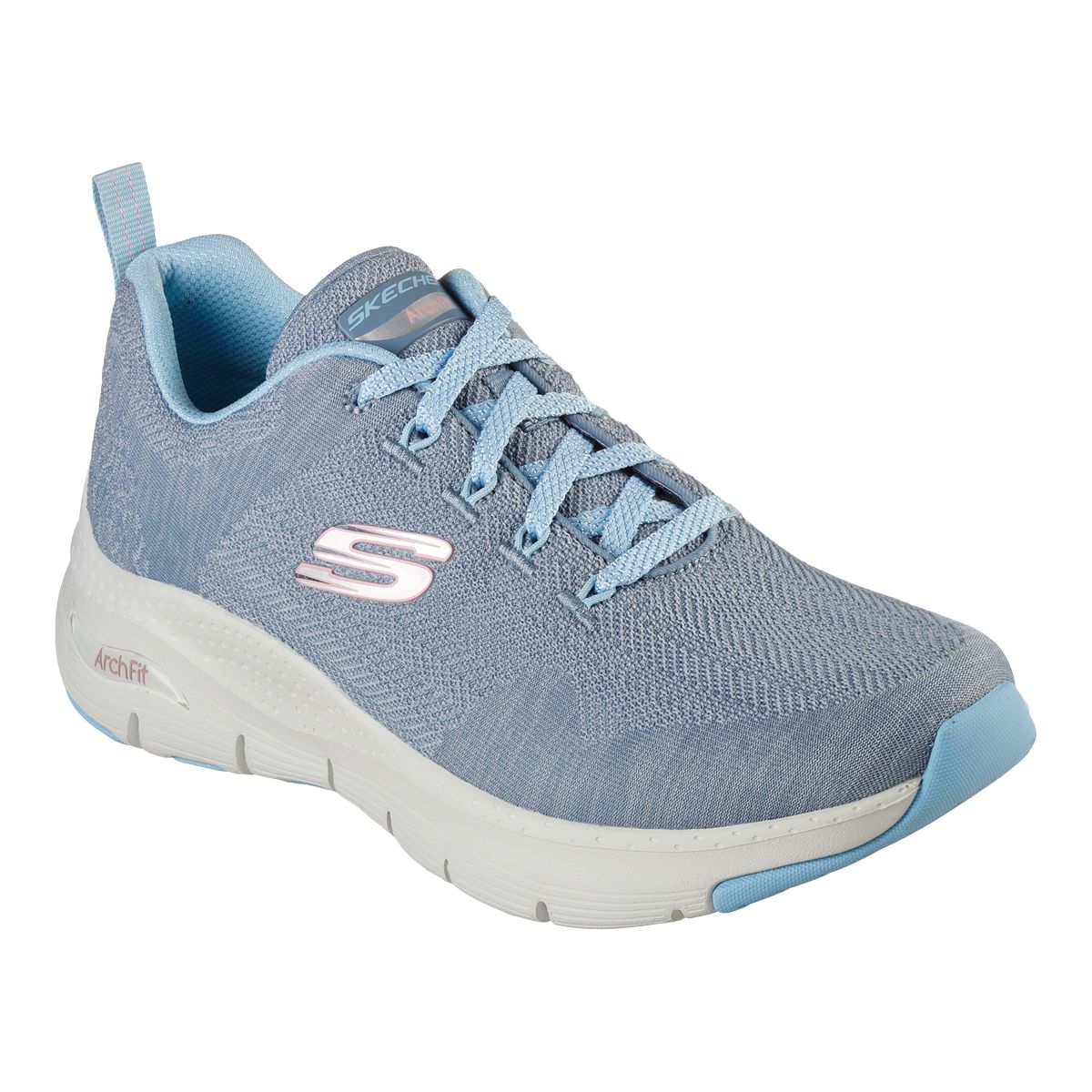 Skechers Women's Arch Fit Comfy Wave Shoes, Low Top, Walking, Lightweight