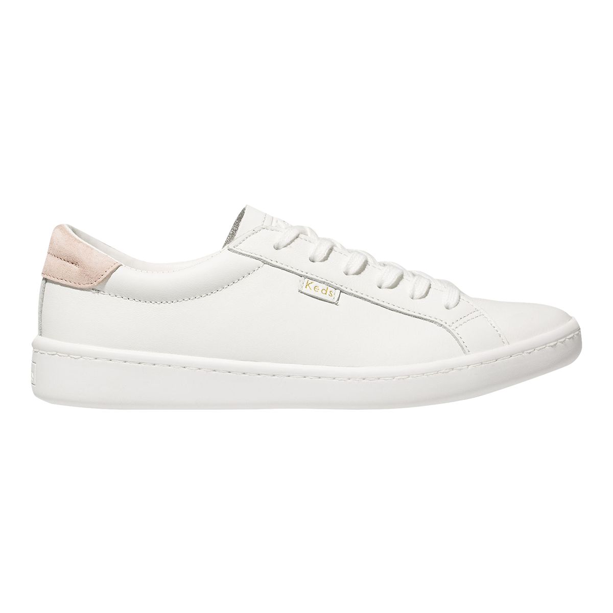 Image of Keds Women's Ace Seas Leather Sneakers White