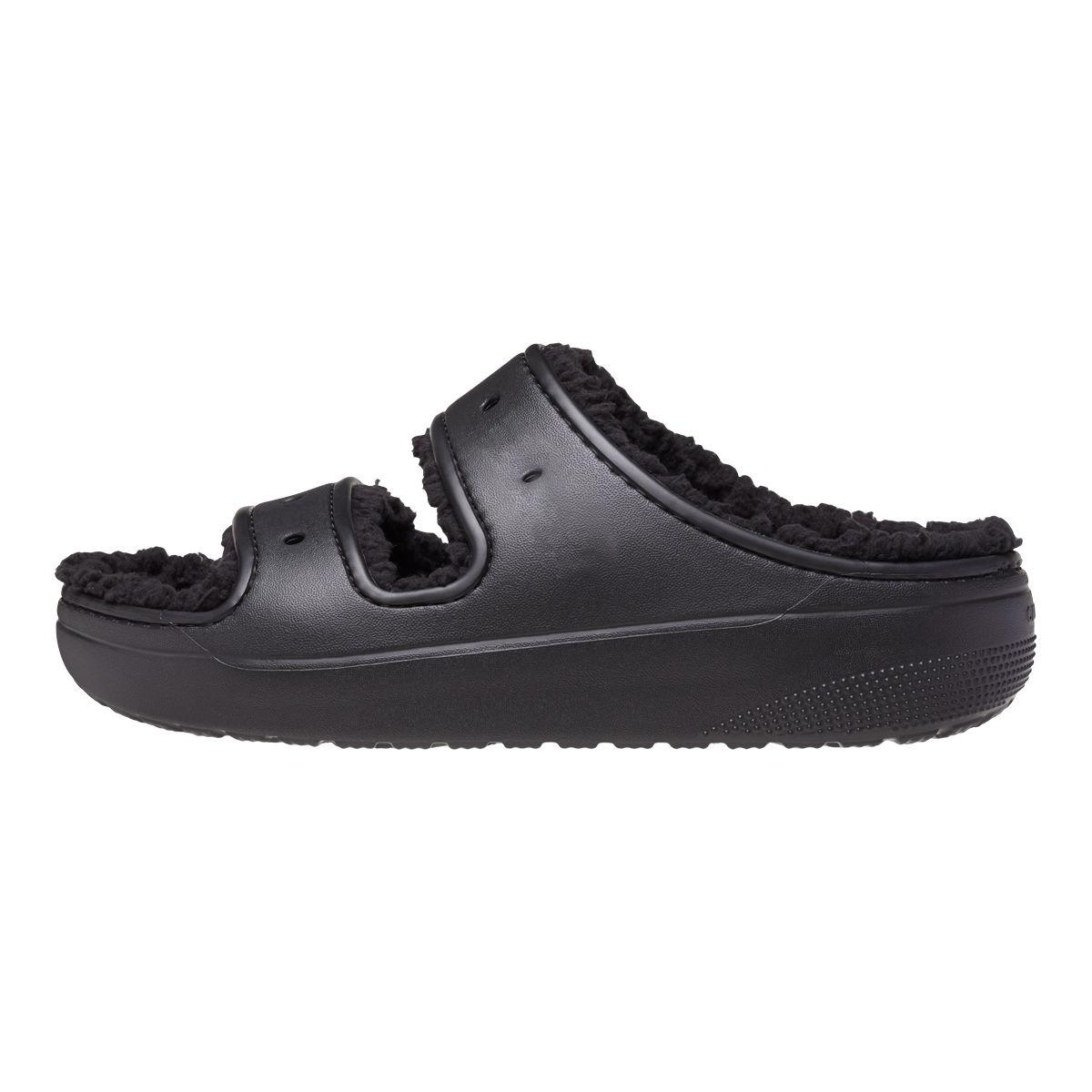 Crocs Unisex Classic Cozzzy Fuzz-Lined Comfortable Sandals