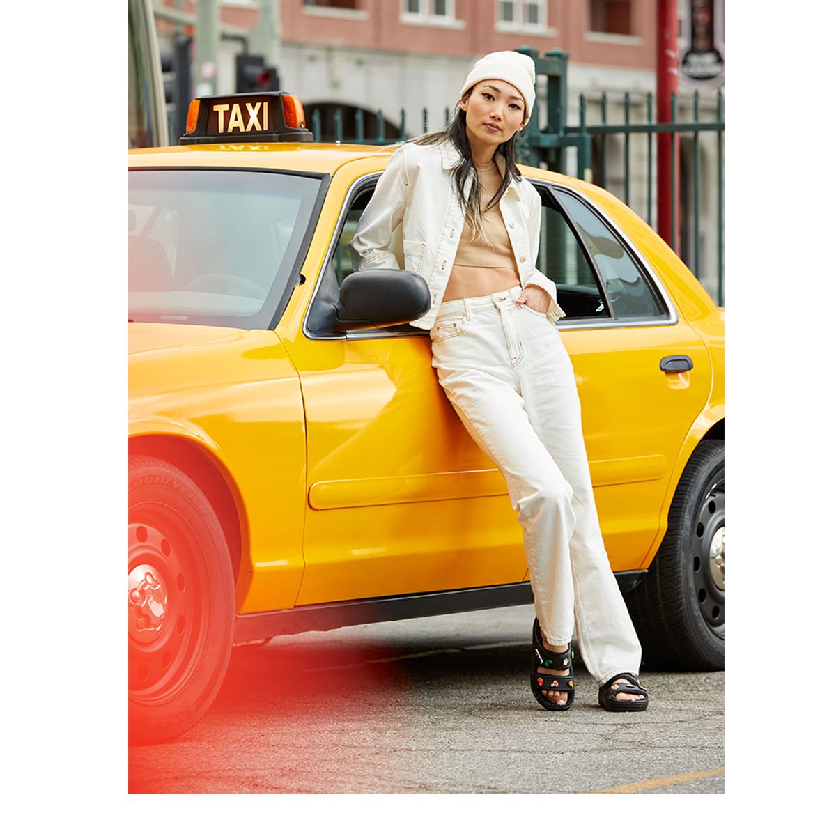 Crocs Unisex Classic Cozzzy Fuzz-Lined Comfortable Sandals