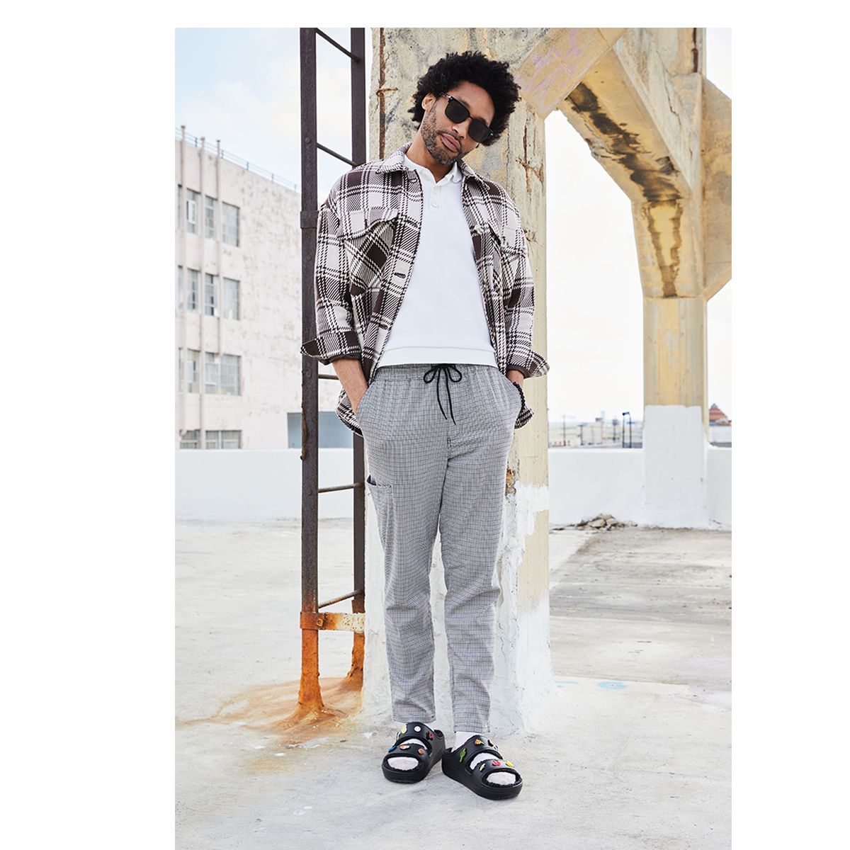 Crocs Unisex Classic Cozzzy Fuzz-Lined Comfortable Sandals