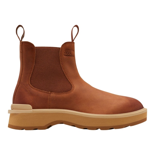 Sorel Women's Hi-Line Chelsea Boots, High Heel, Slip On, Casual, Waterproof, Leather