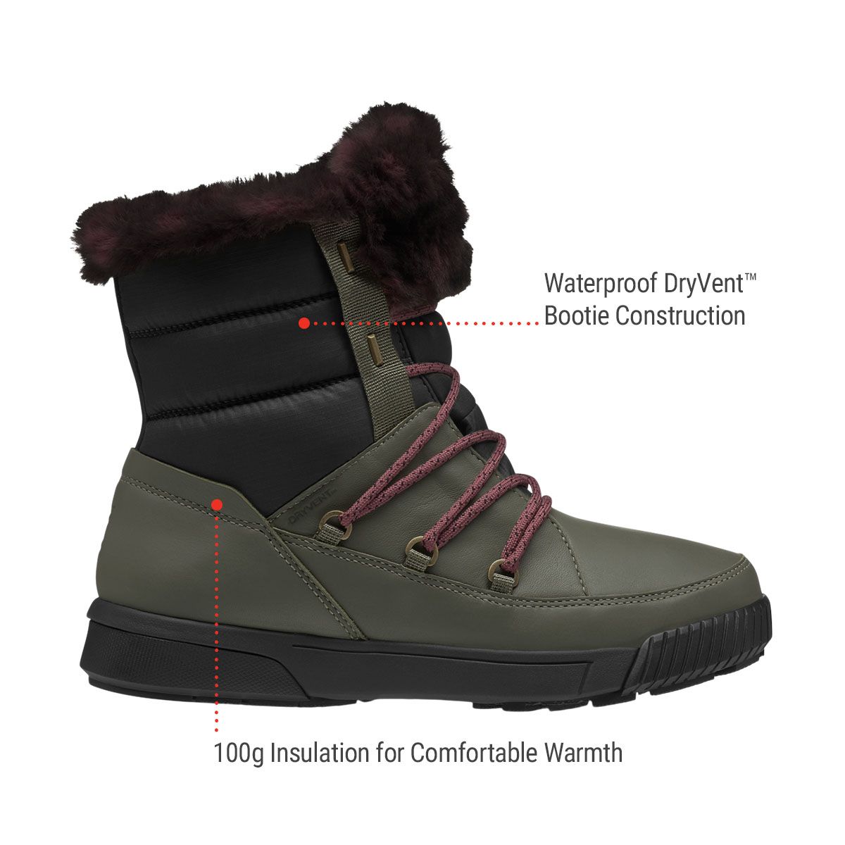 The North Face Women's Storm Sierra Luxe Winter Boots