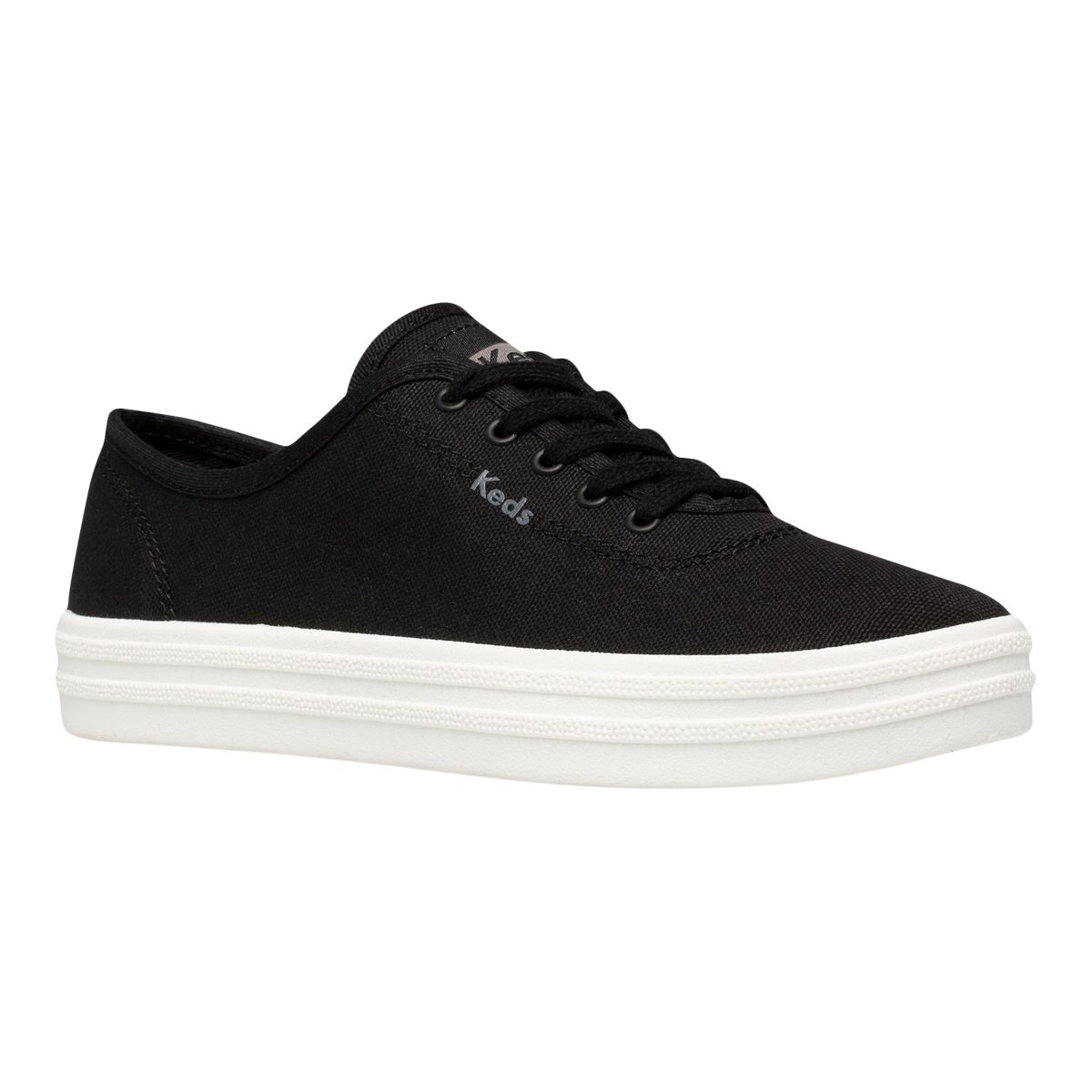 Keds black canvas store sneakers