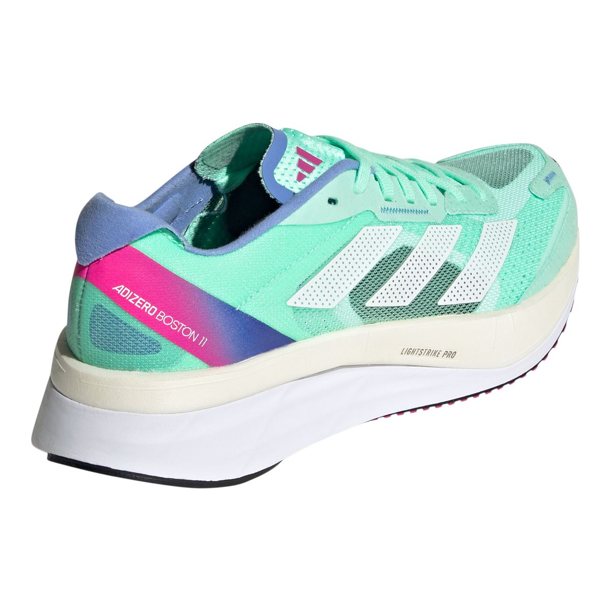 adidas Women's Adizero Boston 11 Lightweight Mesh Running Shoes