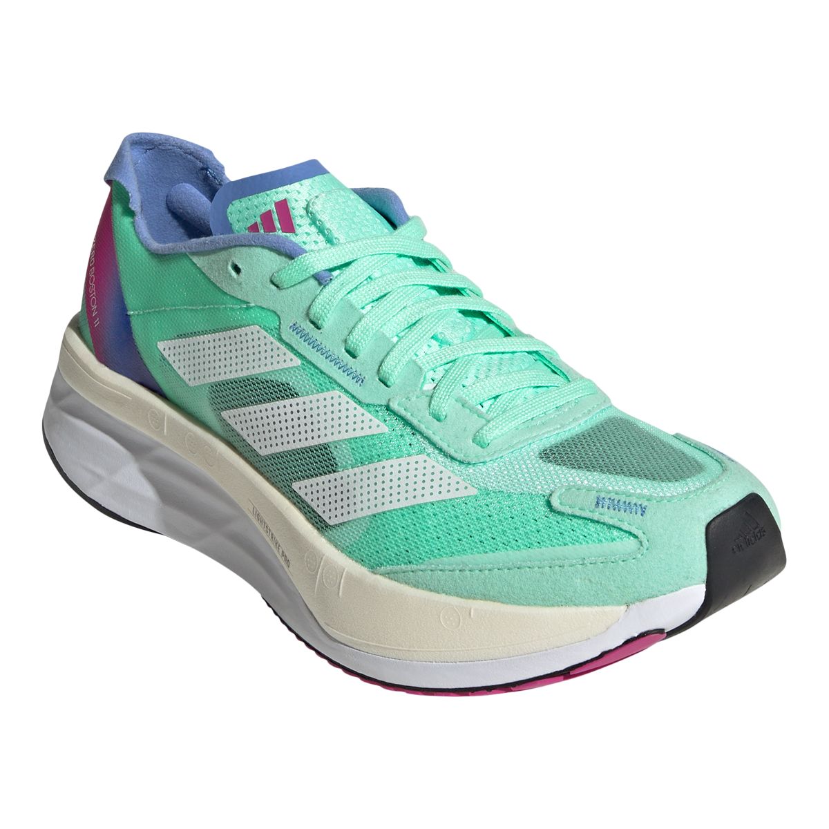 adidas Women's Adizero Boston 11 Lightweight Mesh Running Shoes