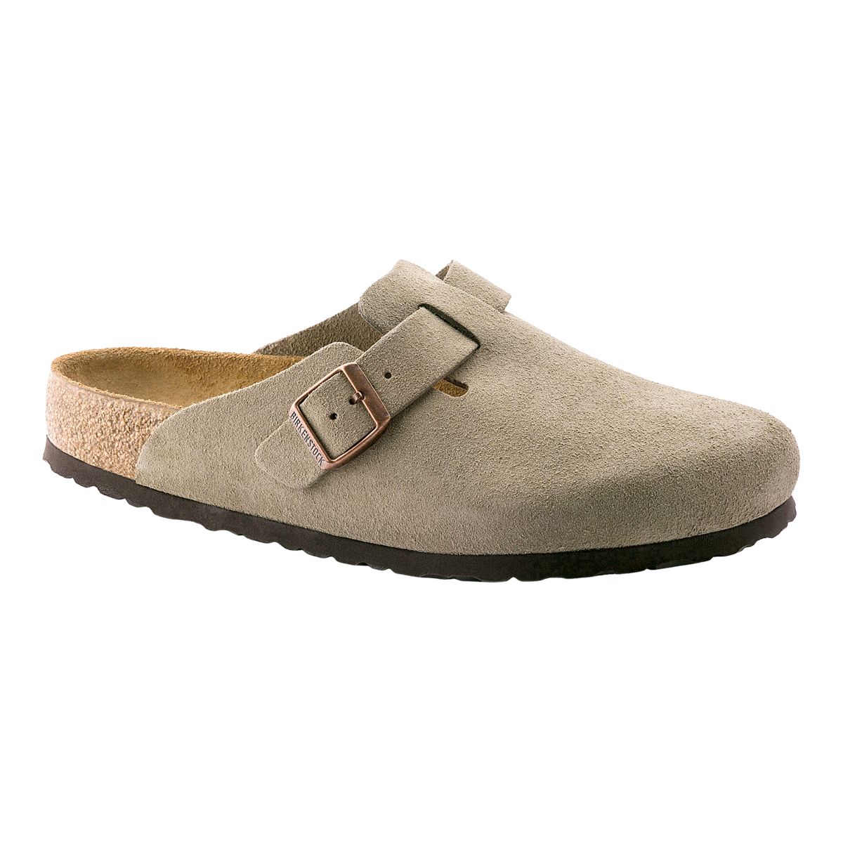 Image of Birkenstock Women's Boston Soft Footbed Suede Adjustable Clogs