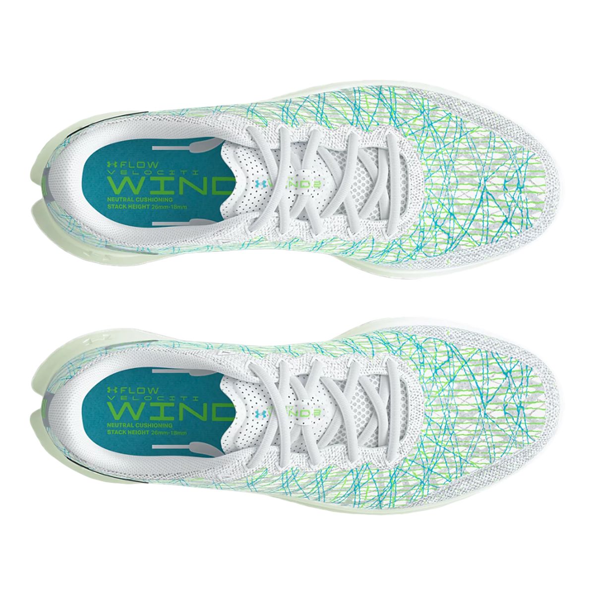 Under Armour Women's Flow Velociti Wind 2 Glow Lightweight Breathable Running Shoes