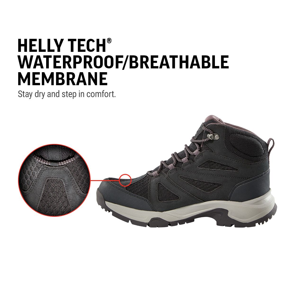 Helly Hansen Women's Switchback 2 Mid HT Waterproof Suede Hiking Shoes