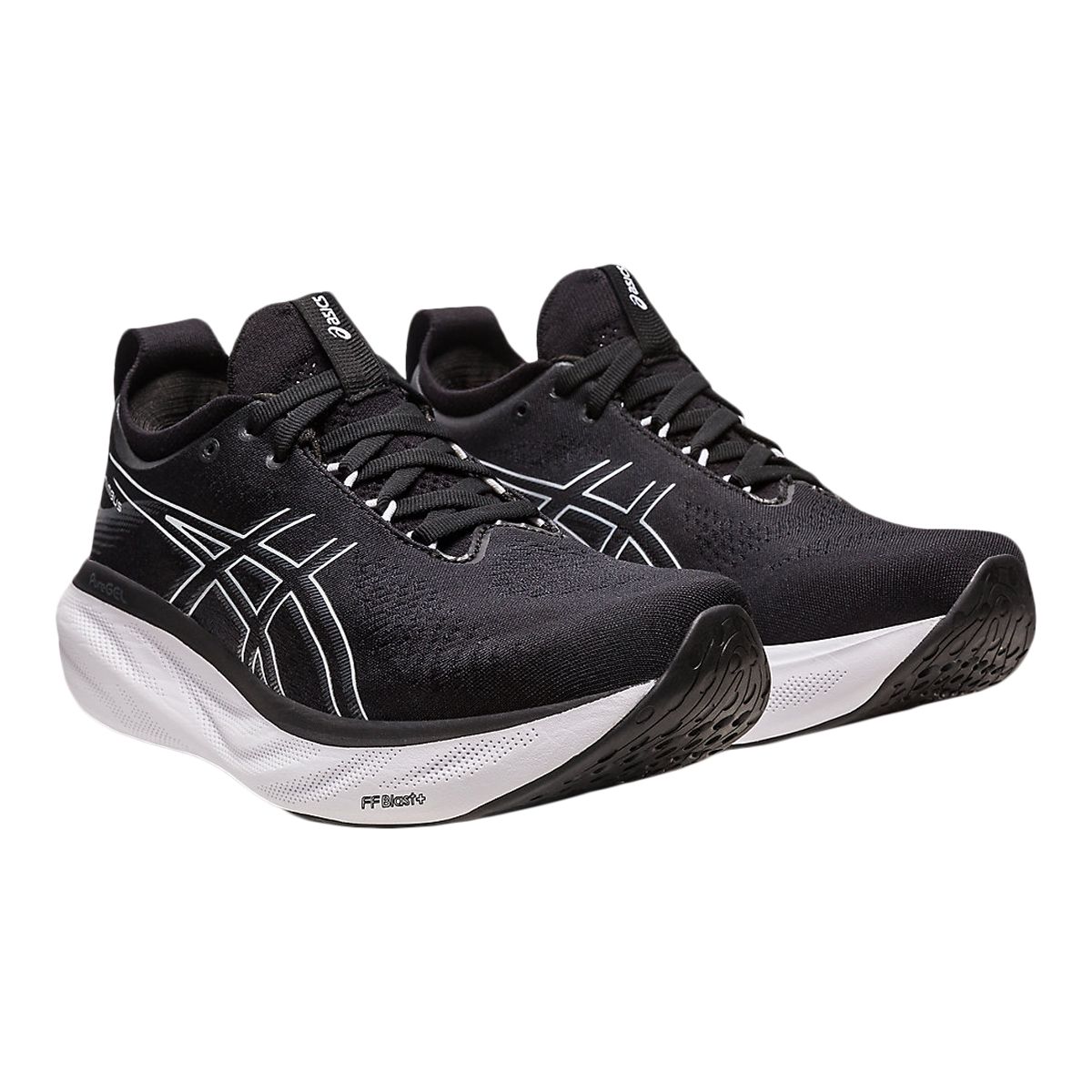 Black asics nimbus store womens