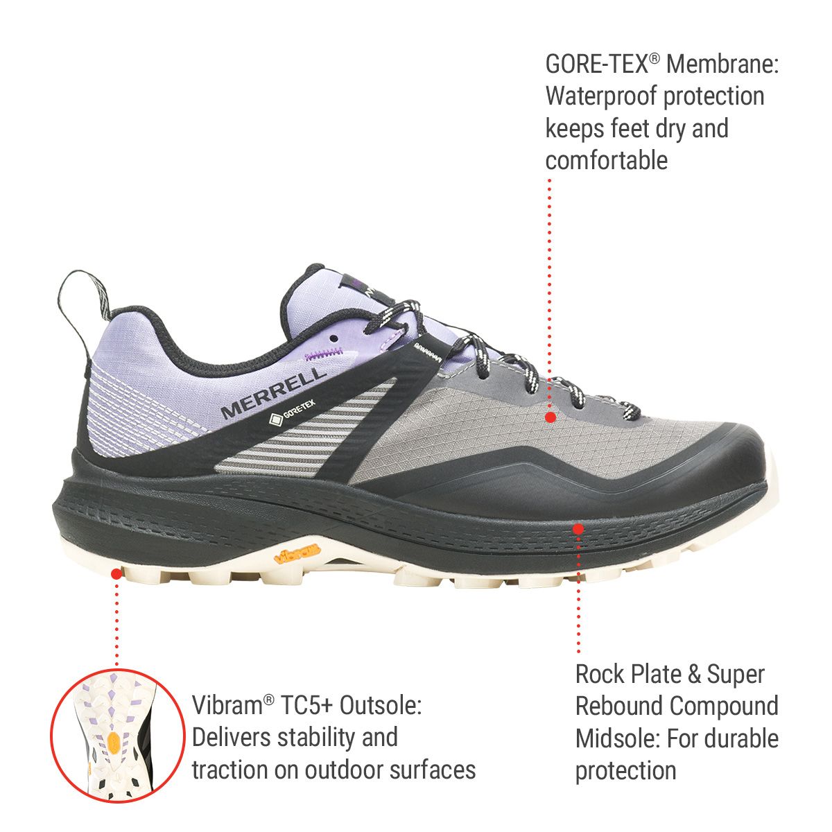 Merrell Women's MQM 3 Hiking Shoes