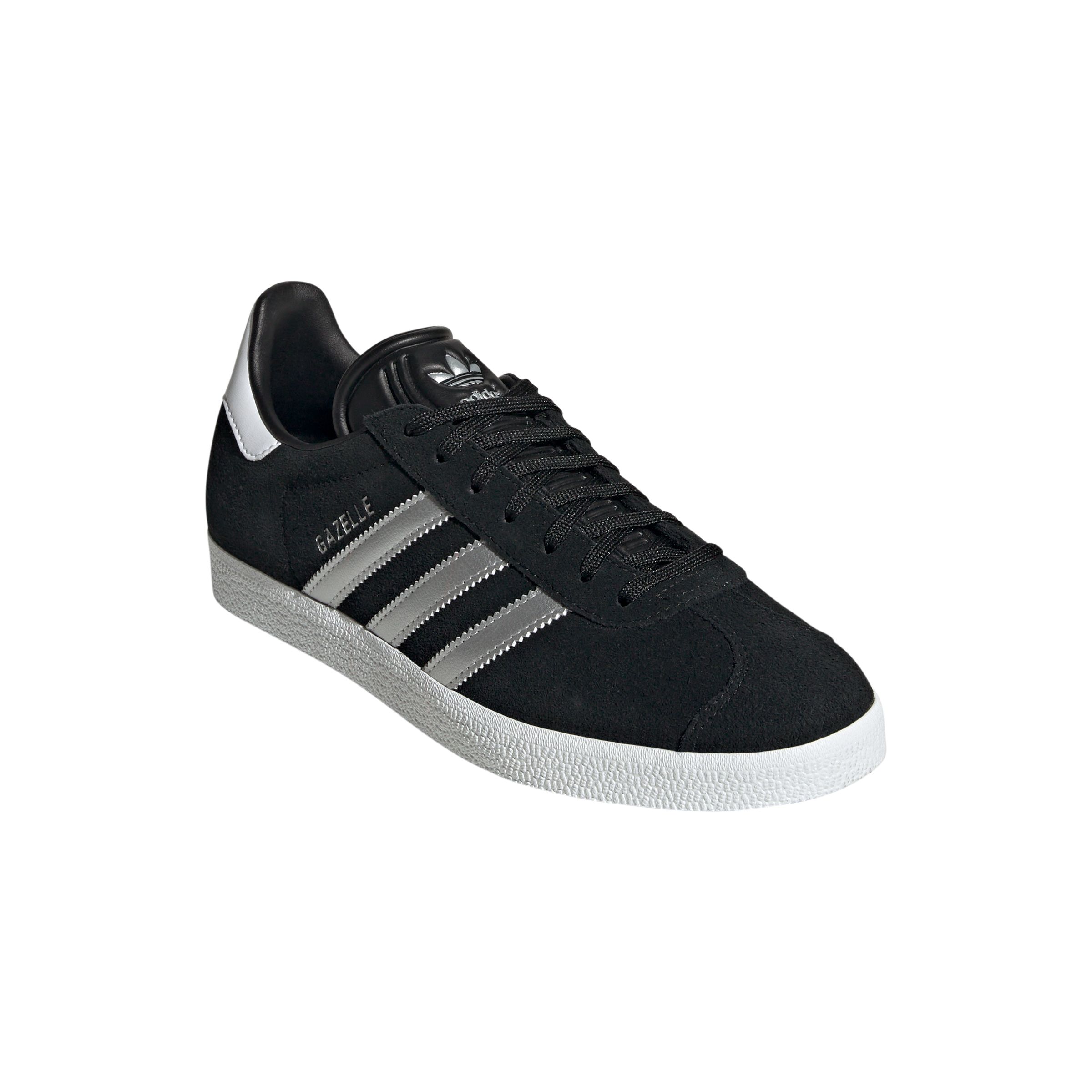 Black suede gazelle womens hotsell