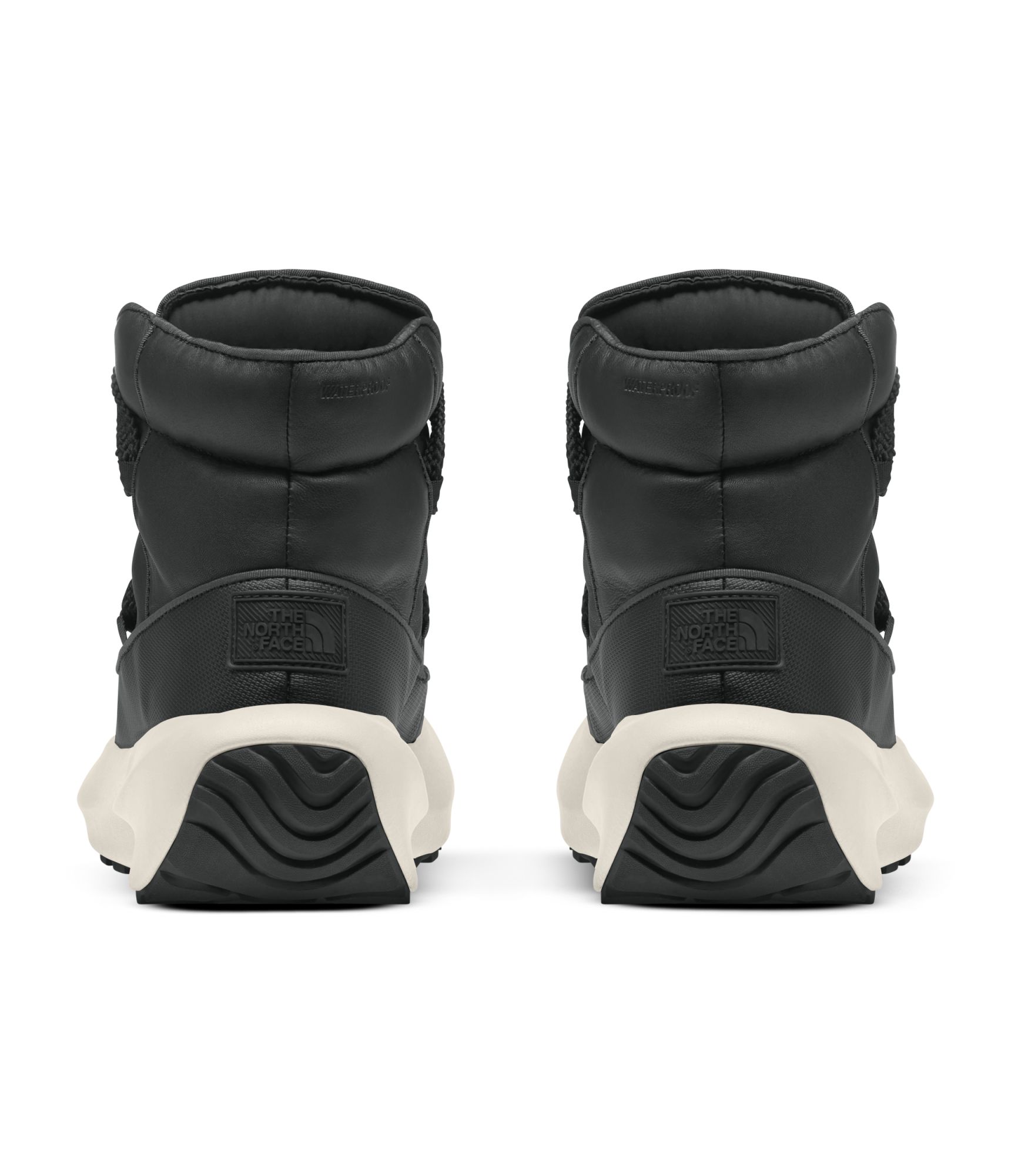 The North Face Halseigh Knit Winter Boots ブラック The North Face Halseigh Knit Winter Platform Leather Boots
