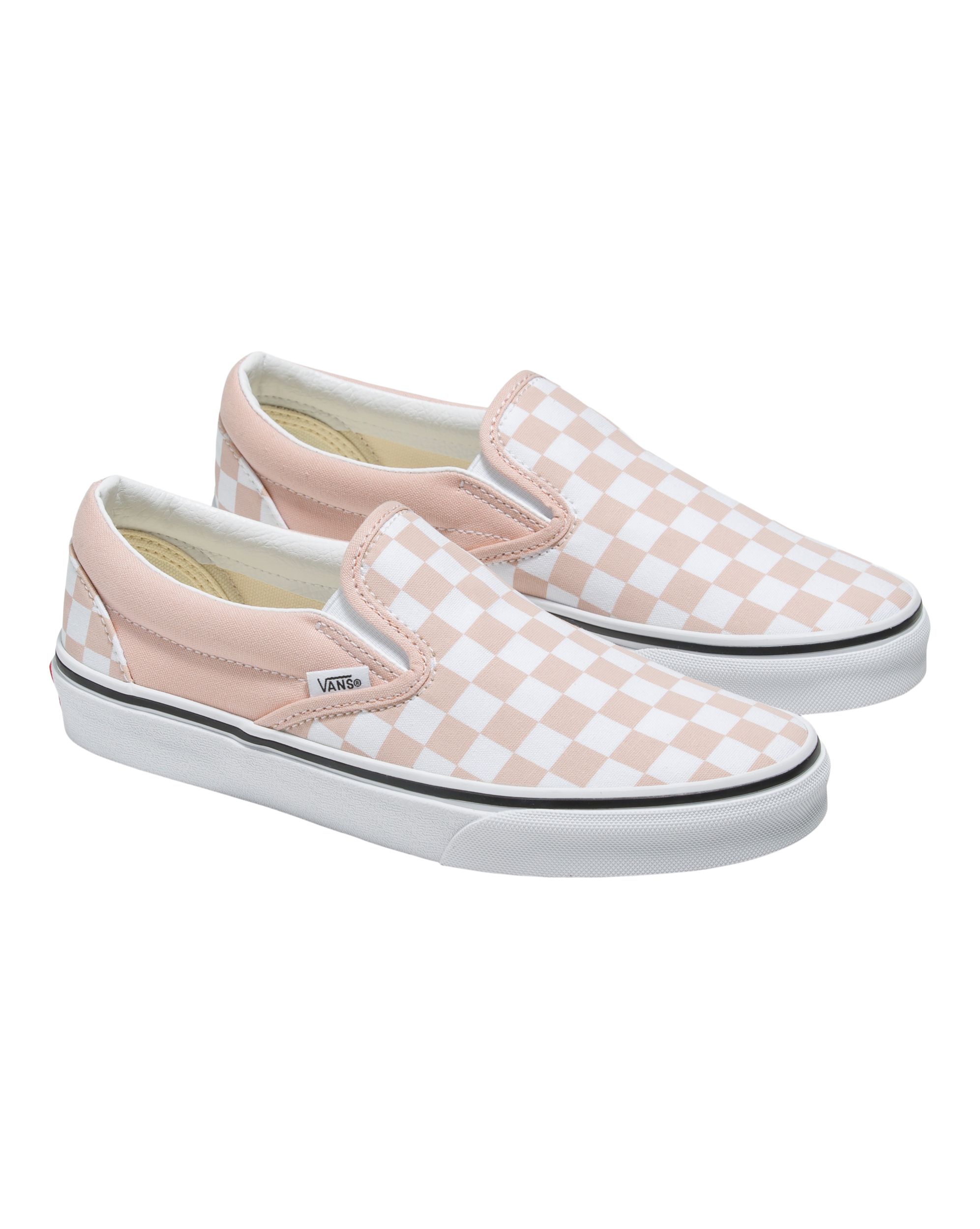 Classic Slip White Vans From Journeys Checkerboard Shoes Women&