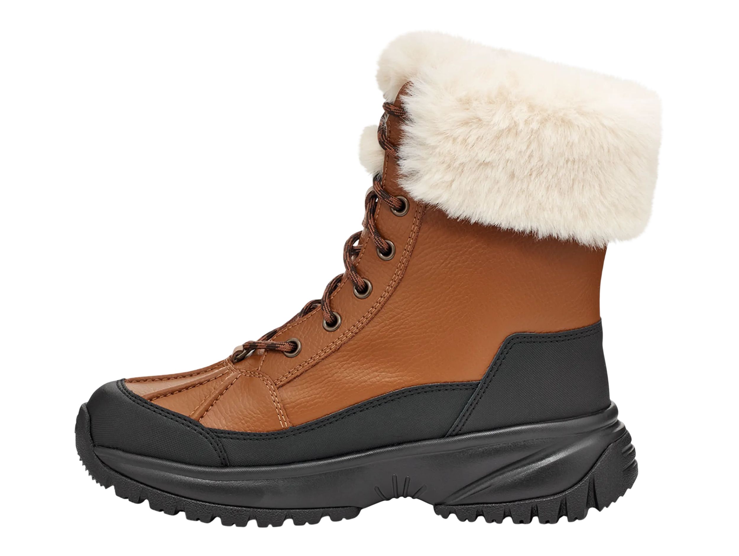 UGG Women's Yose Fluff Waterproof Insulated Faux Fur Winter Boots