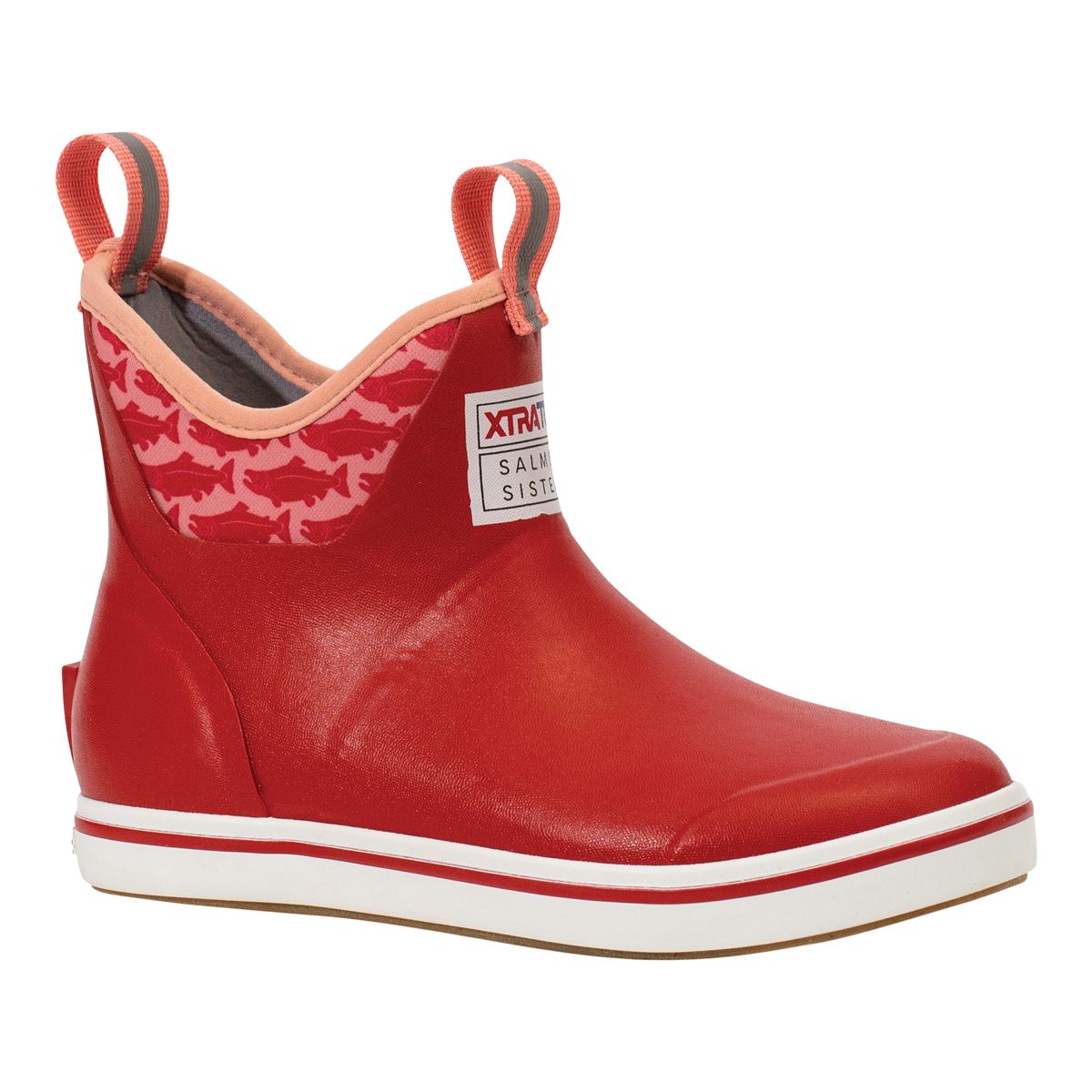 XTRATUF Women's Ankle Deck Salmon Sisters 6" Boot