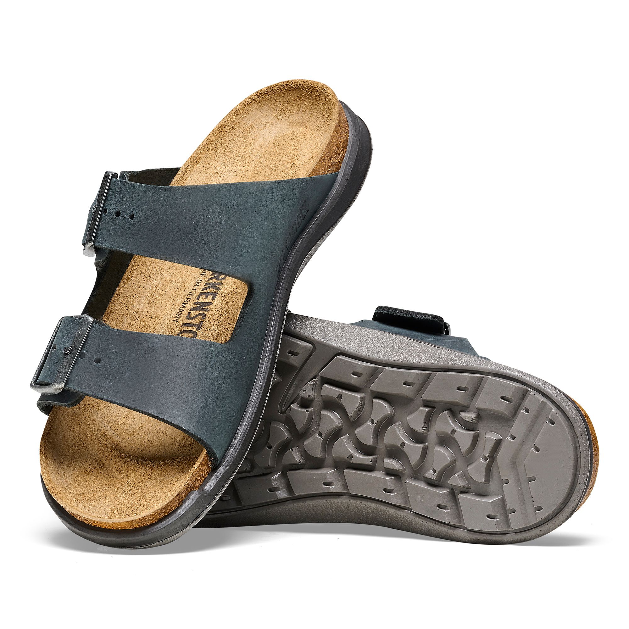 【美品】BIRKENSTOCK for UNITEDARROWS ARIZONA Birkenstock Unisex Arizona Crosstown Oiled Leather Sandals