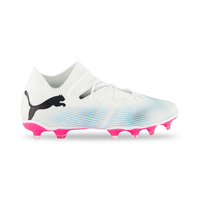 PUMA Women's Future 7 Match Firm Ground Lightweight Soccer Cleats Side_Right