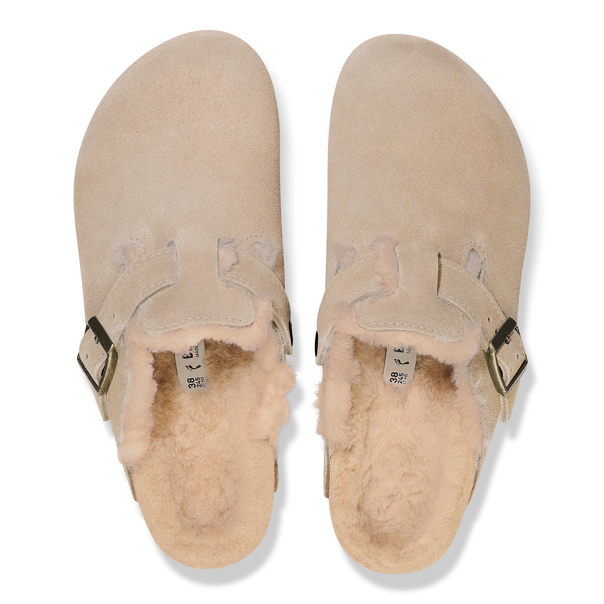 Birkenstock Women's Boston Shearling Suede Clogs