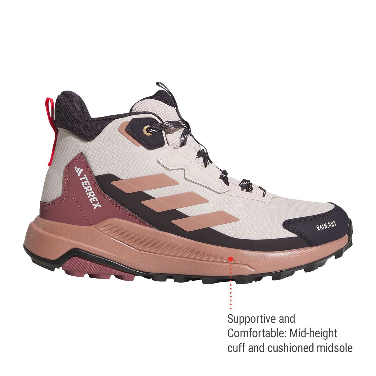 adidas Women's Terrex Anylander Mid RAIN.RDY Hiking Shoes