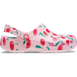 Crocs Women's Classic Fruit Print Clog Sandals