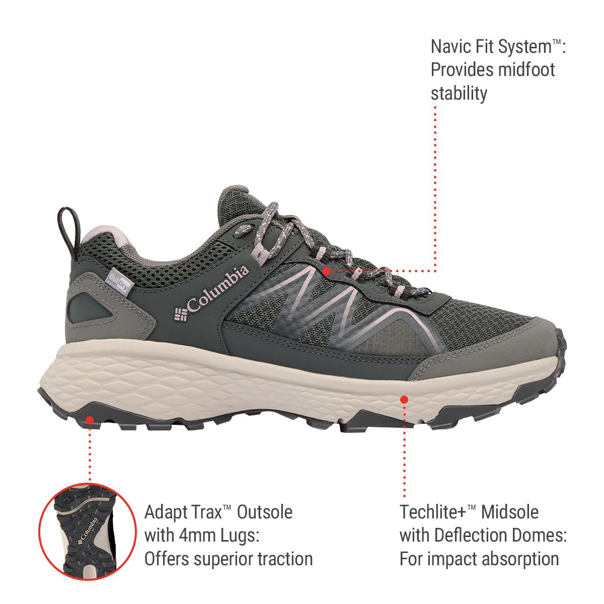 wym_7711 Men's Peakfreak Rush OutDry Shoe | Columbia