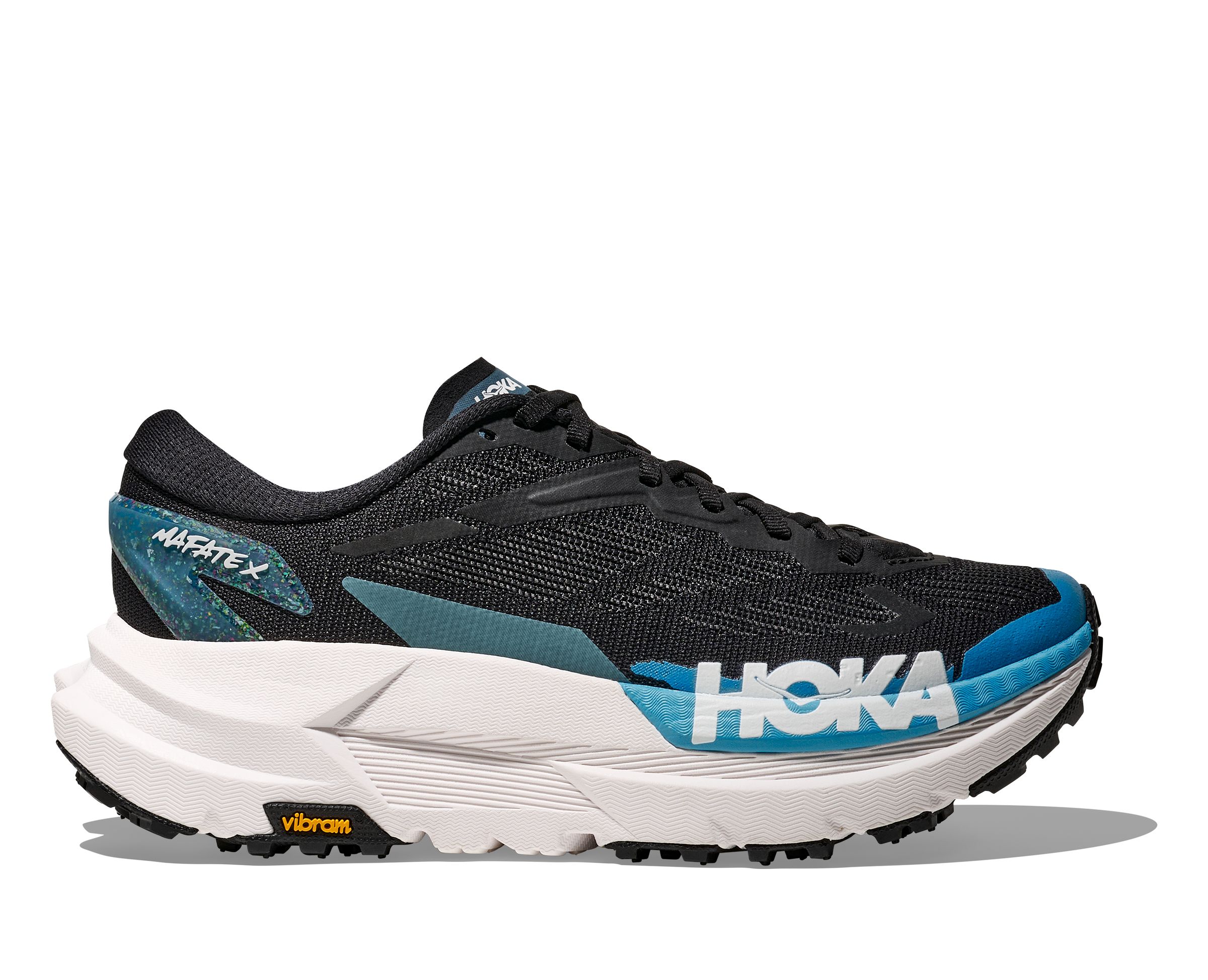 HOKA Women's Mafate X Trail Running Shoes with Vibram Megagrip Outsole