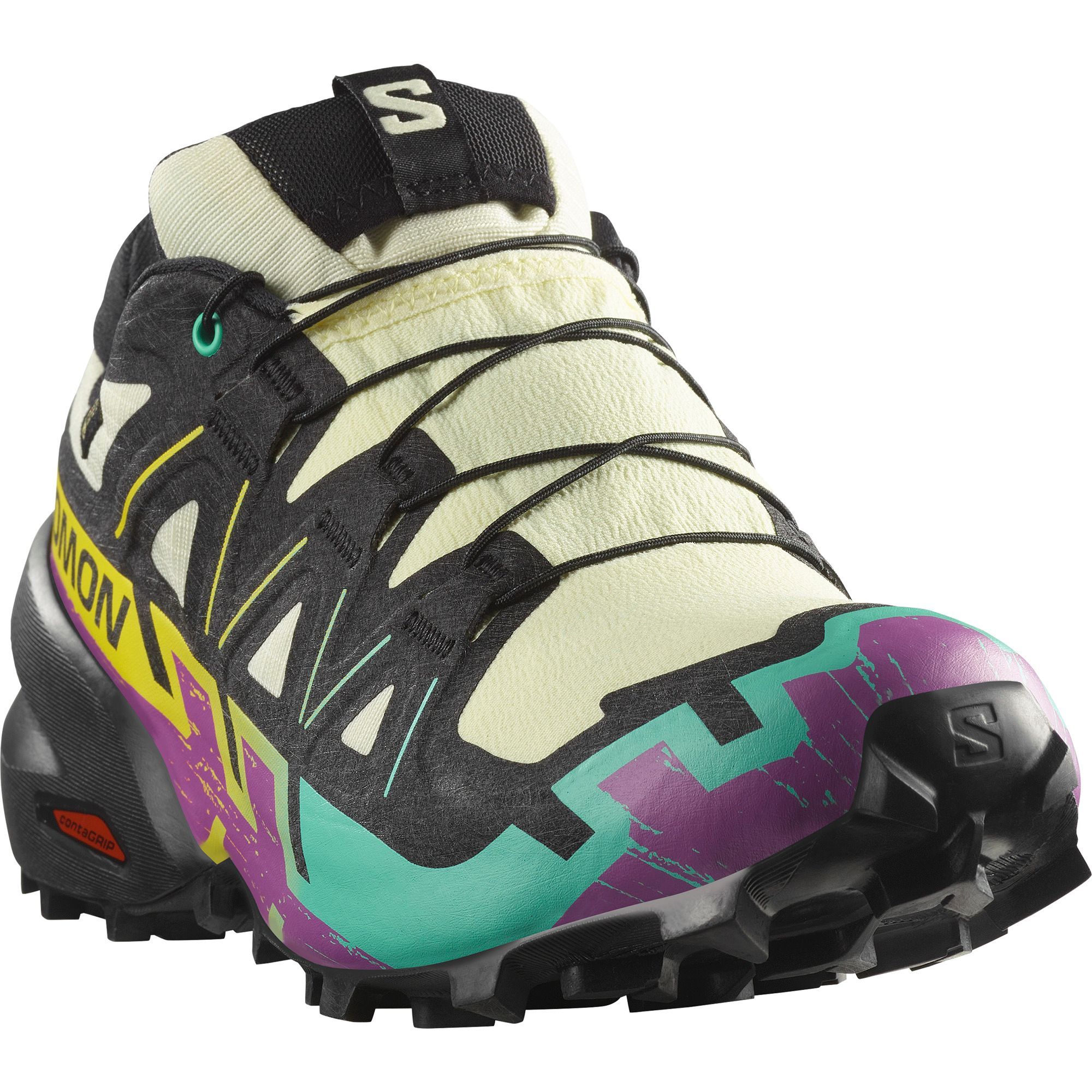 Salomon Women's Speedcross 6 GORE-TEX Trail Running Shoes Front_Angled_Right